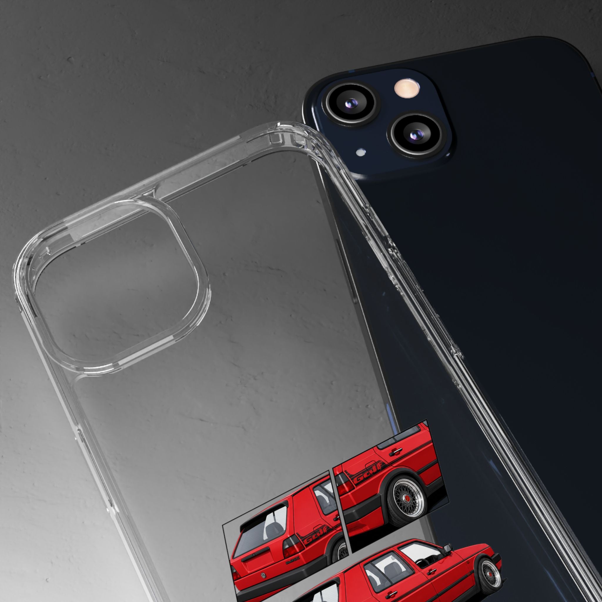 RED MK2 GOLF PHONE CASES