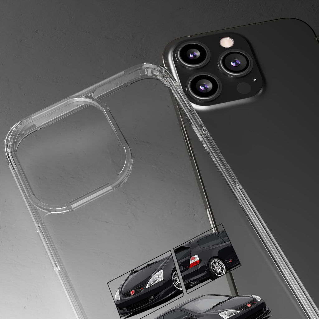 BLACK EP3 TYPE R PHONE CASES