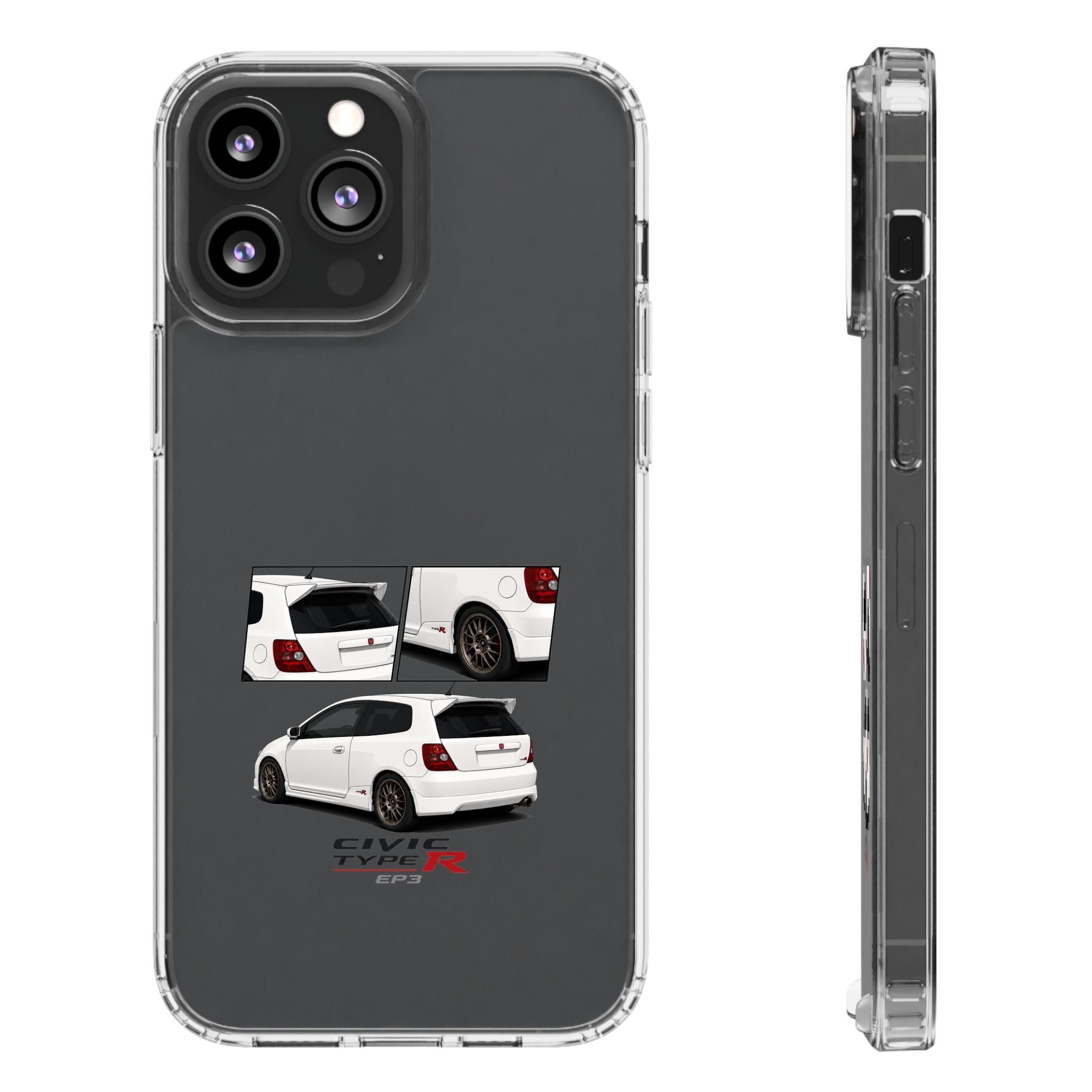 WHITE EP3 TYPE R PHONE CASES