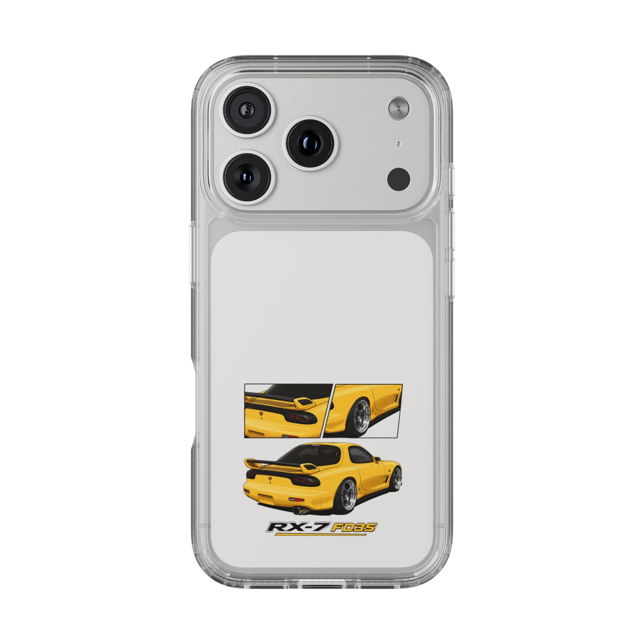 YELLOW MAZDA RX7 PHONE CASES