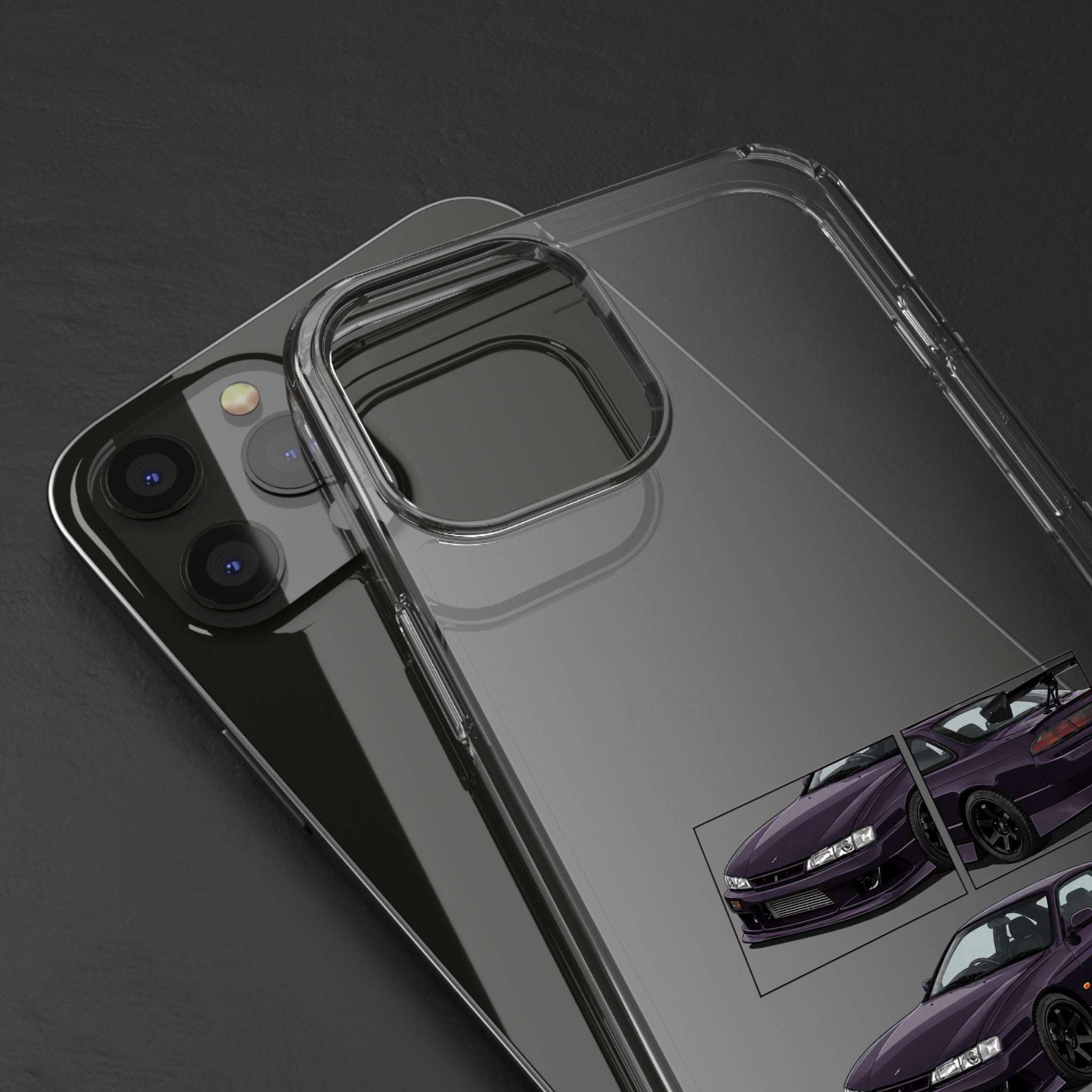 PURPLE NISSAN S14 PHONE CASES