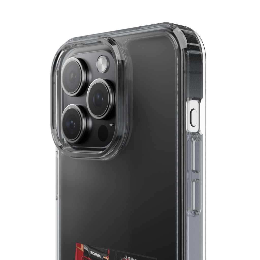 2 RED SCANIA S-SERIES PHONE CASES