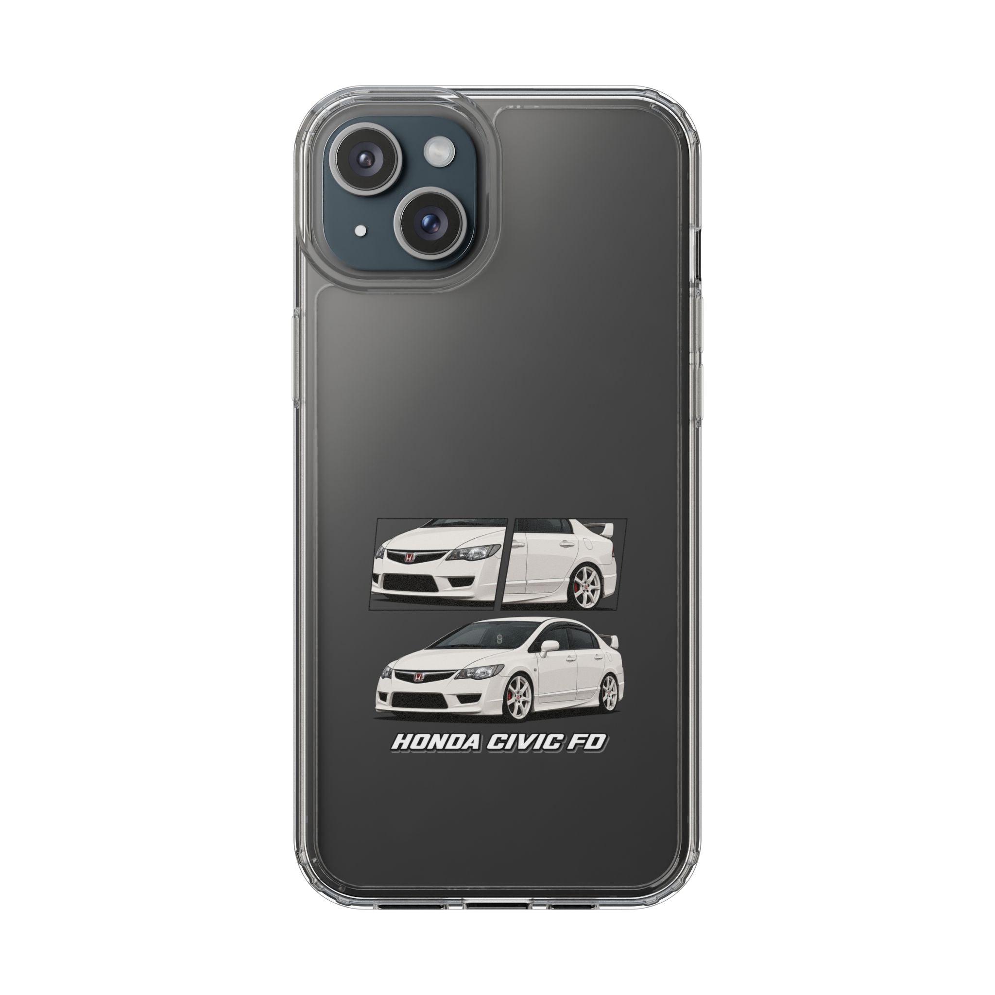 WHITE CIVIC FD PHONE CASES