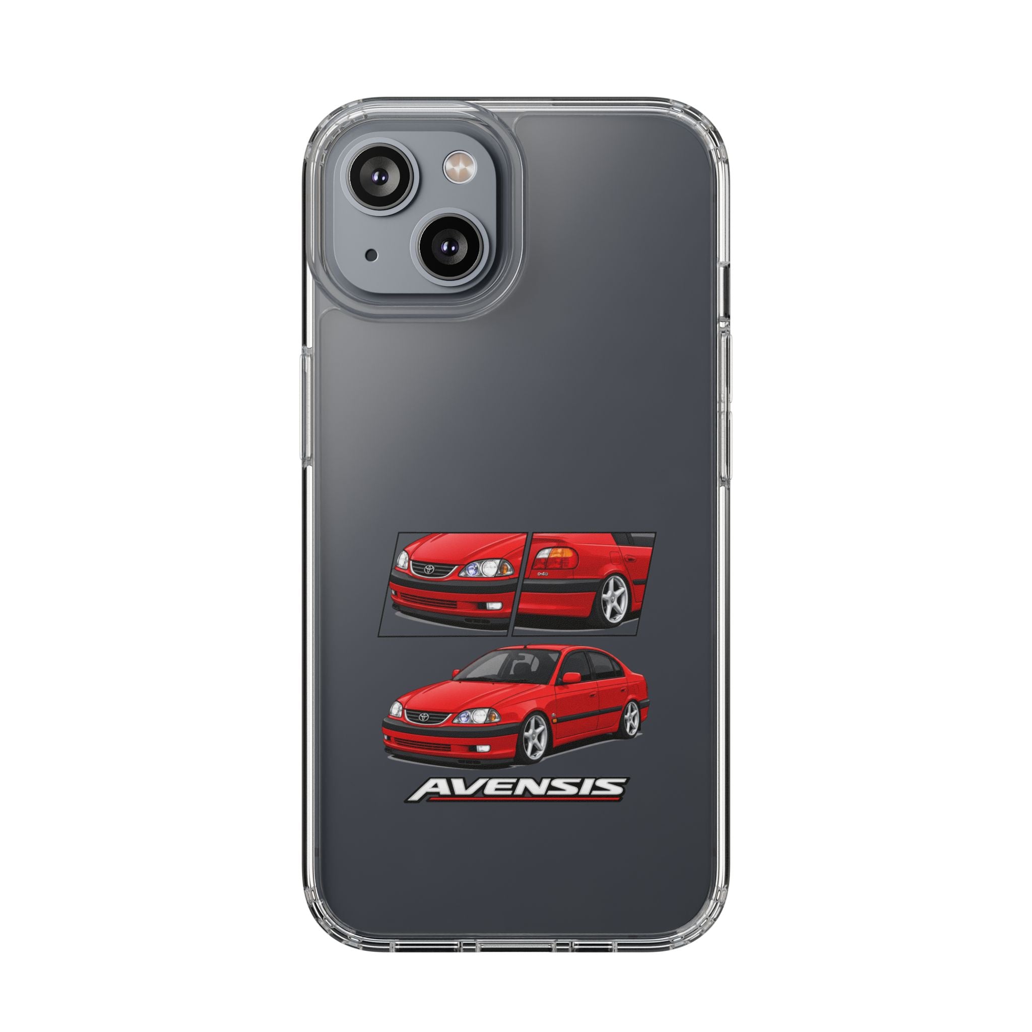 RED TOYOTA AVENSIS PHONE CASES