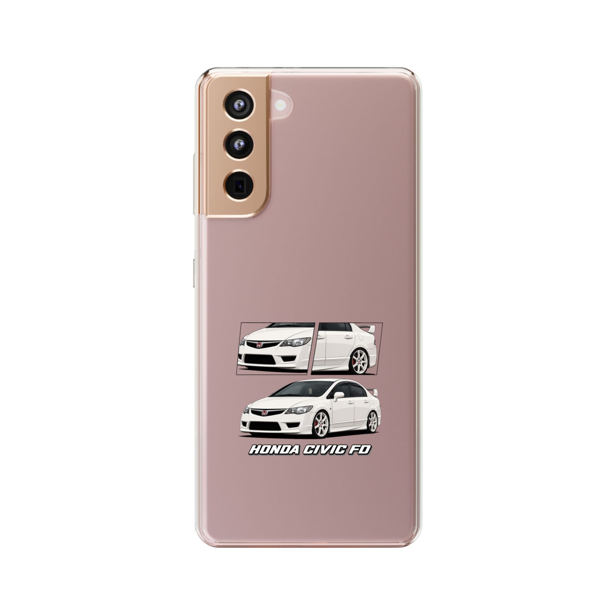 WHITE CIVIC FD PHONE CASES