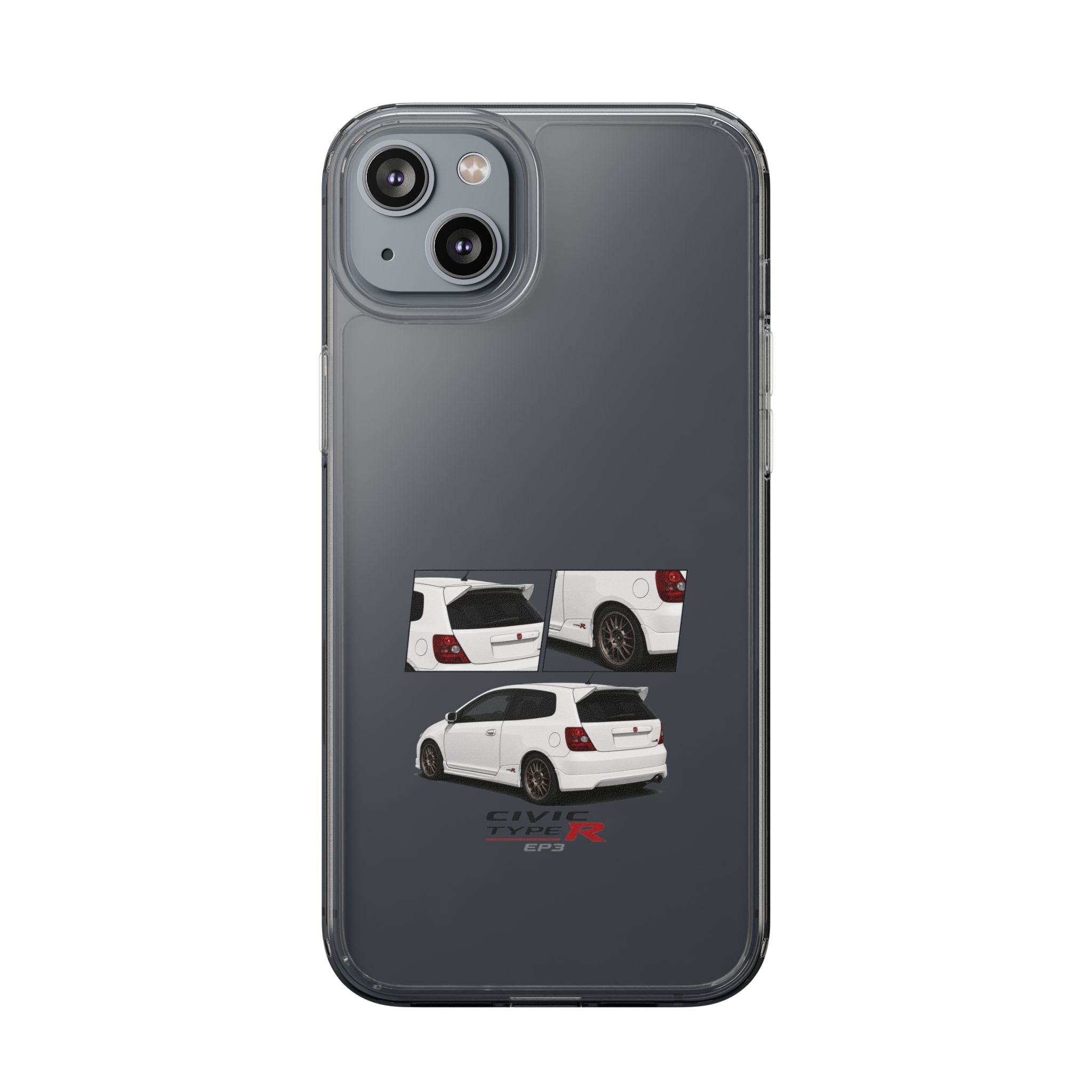 WHITE EP3 TYPE R PHONE CASES