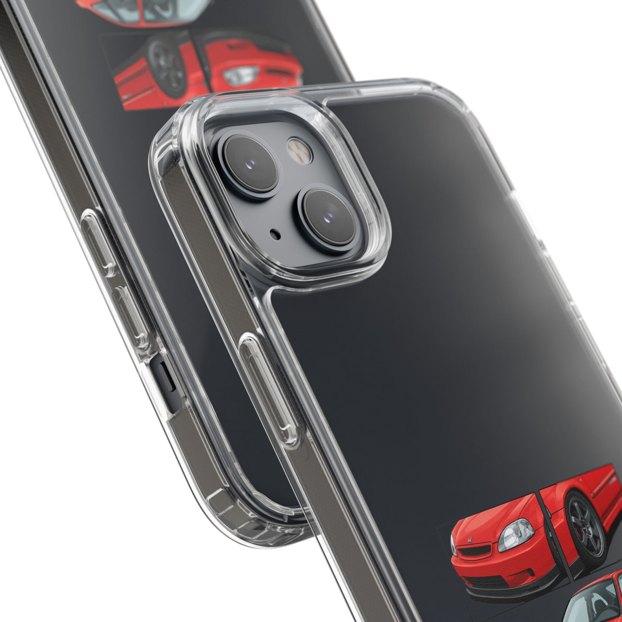 RED CIVIC EK COUPE PHONE CASES