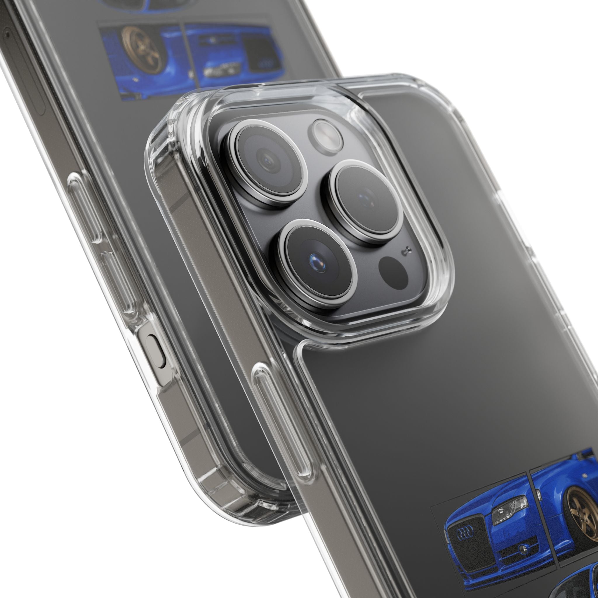 BLUE B7 AUDI A4 PHONE CASES