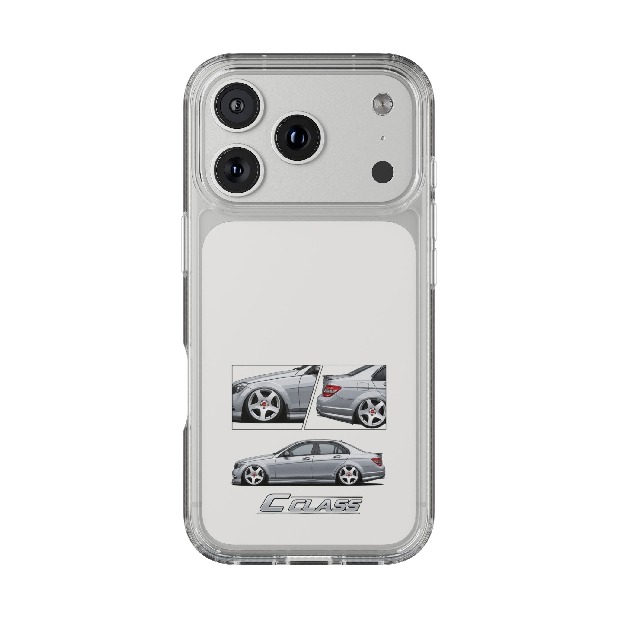 SILVER MERC C-CLASS PHONE CASES