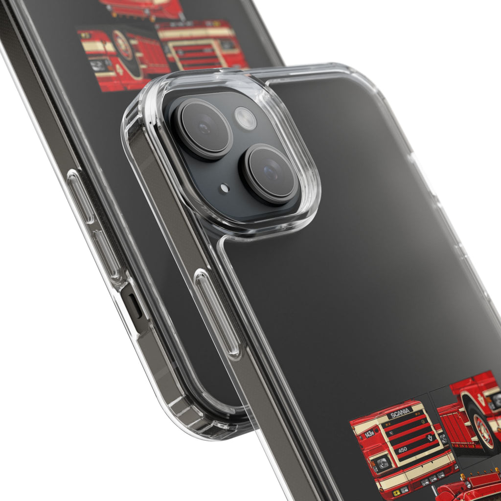 RED SCANIA 450 143M PHONE CASES