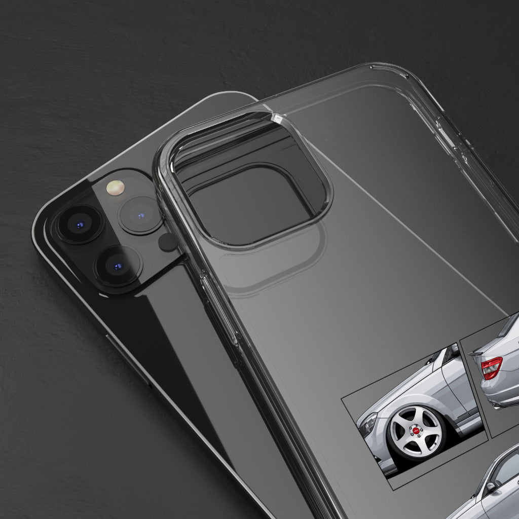 SILVER MERC C-CLASS PHONE CASES
