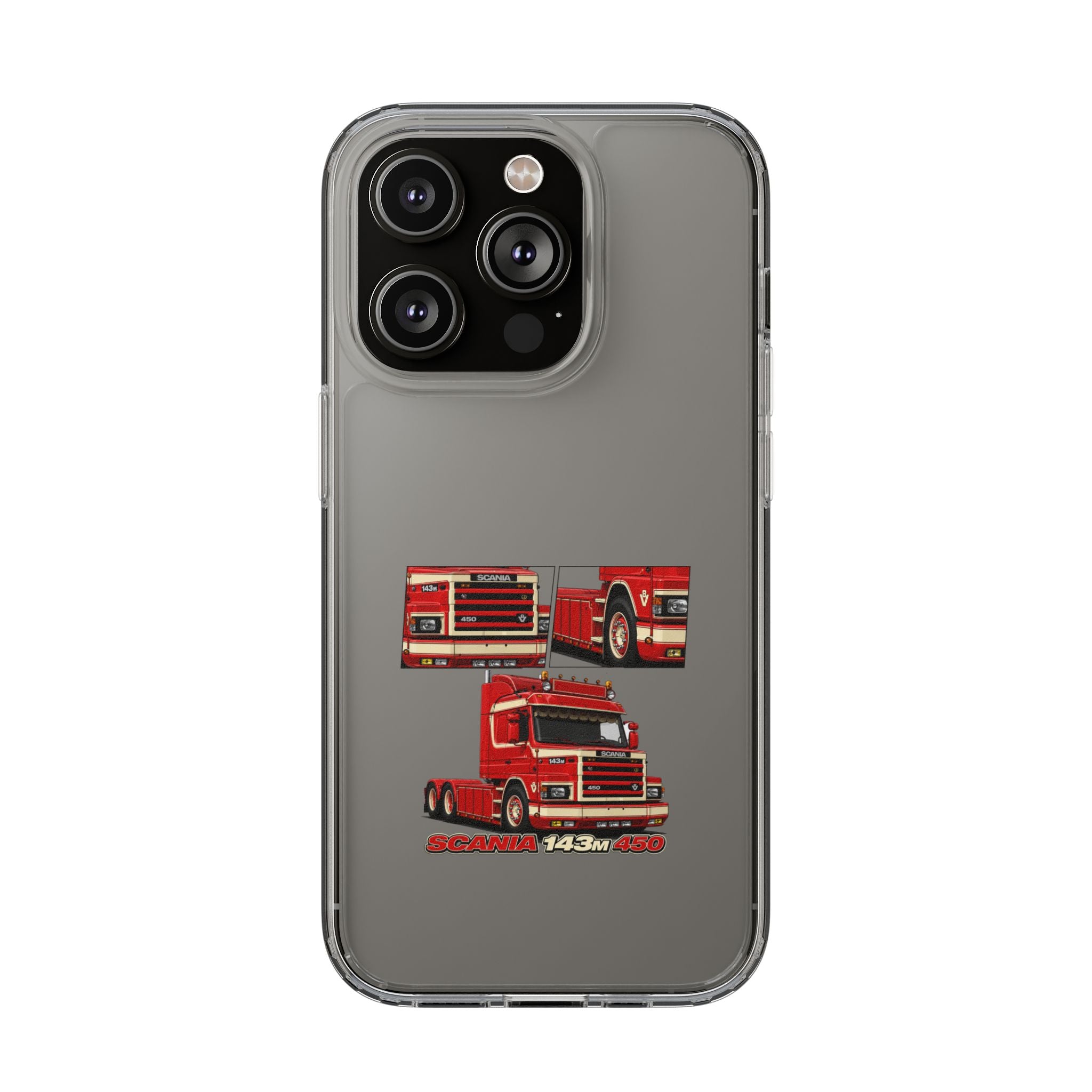 RED SCANIA 450 143M PHONE CASES
