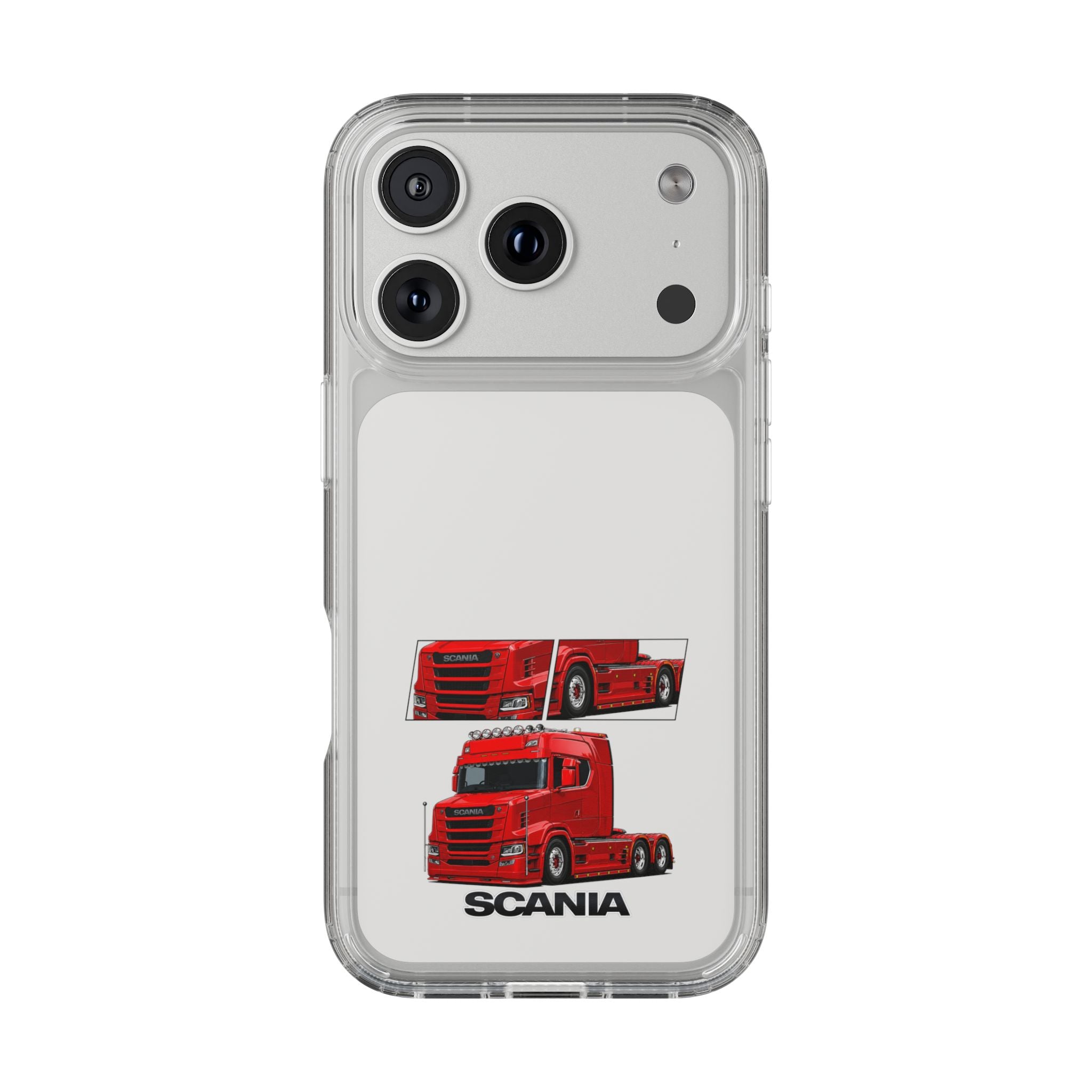 RED SCANIA T-CAB PHONE CASES
