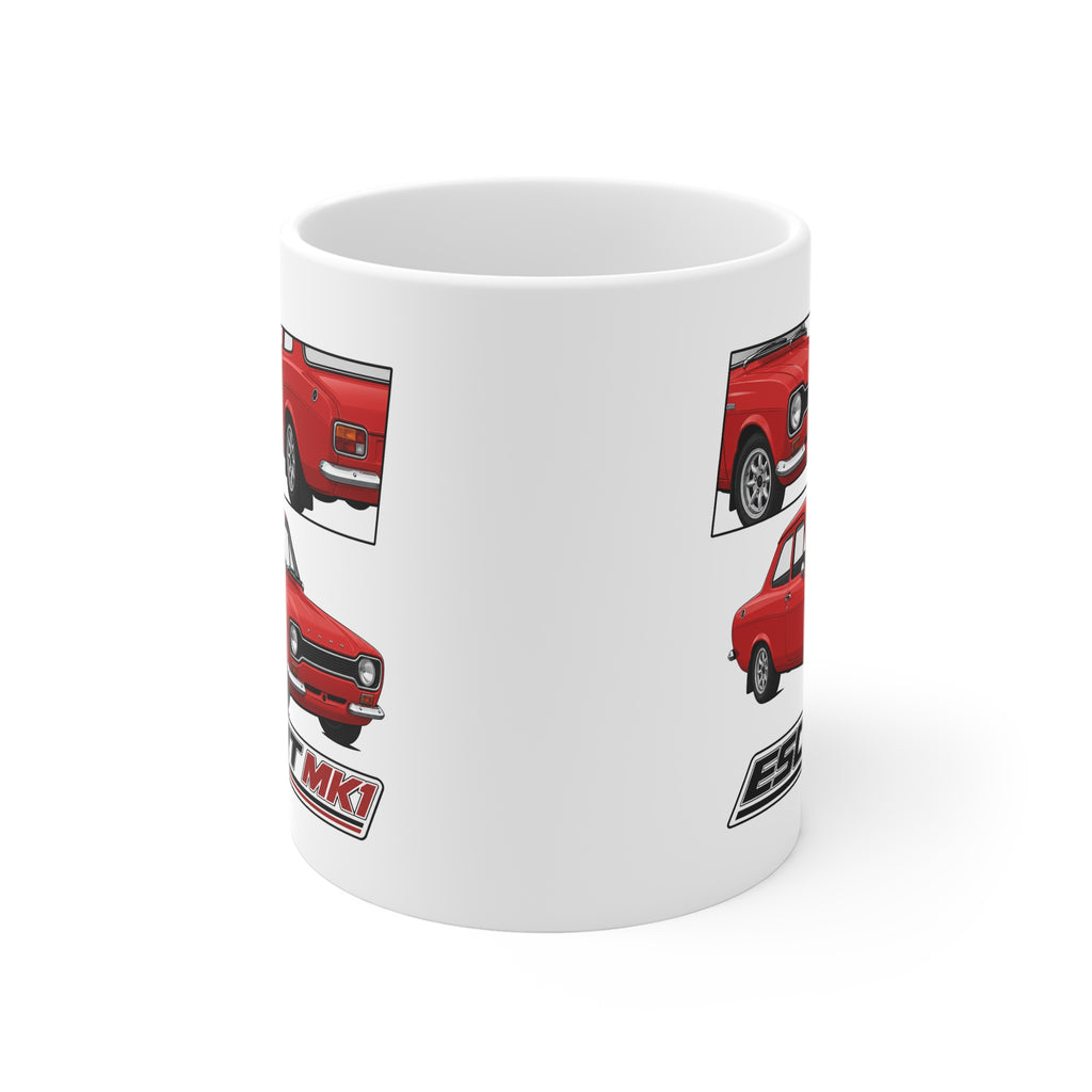 RED FORD ESCORT MK1 MUG