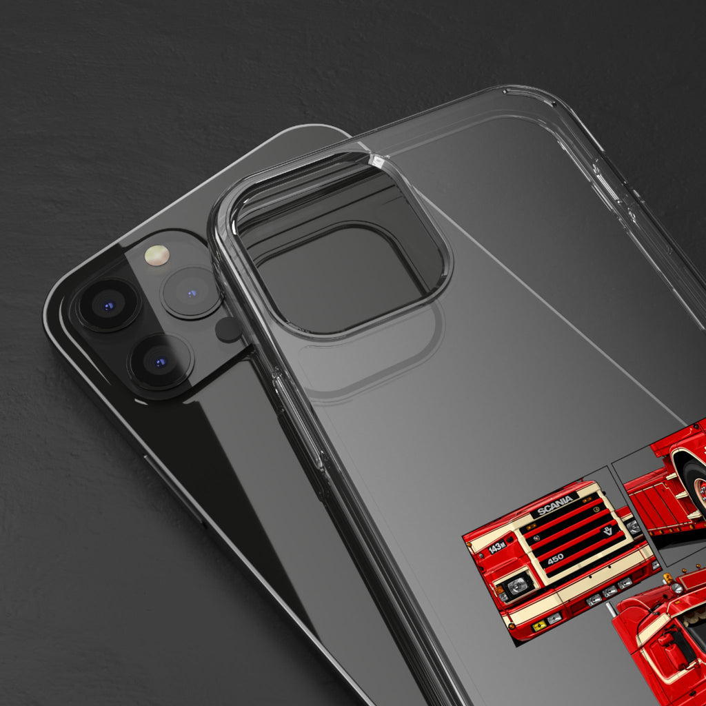 RED SCANIA 450 143M PHONE CASES