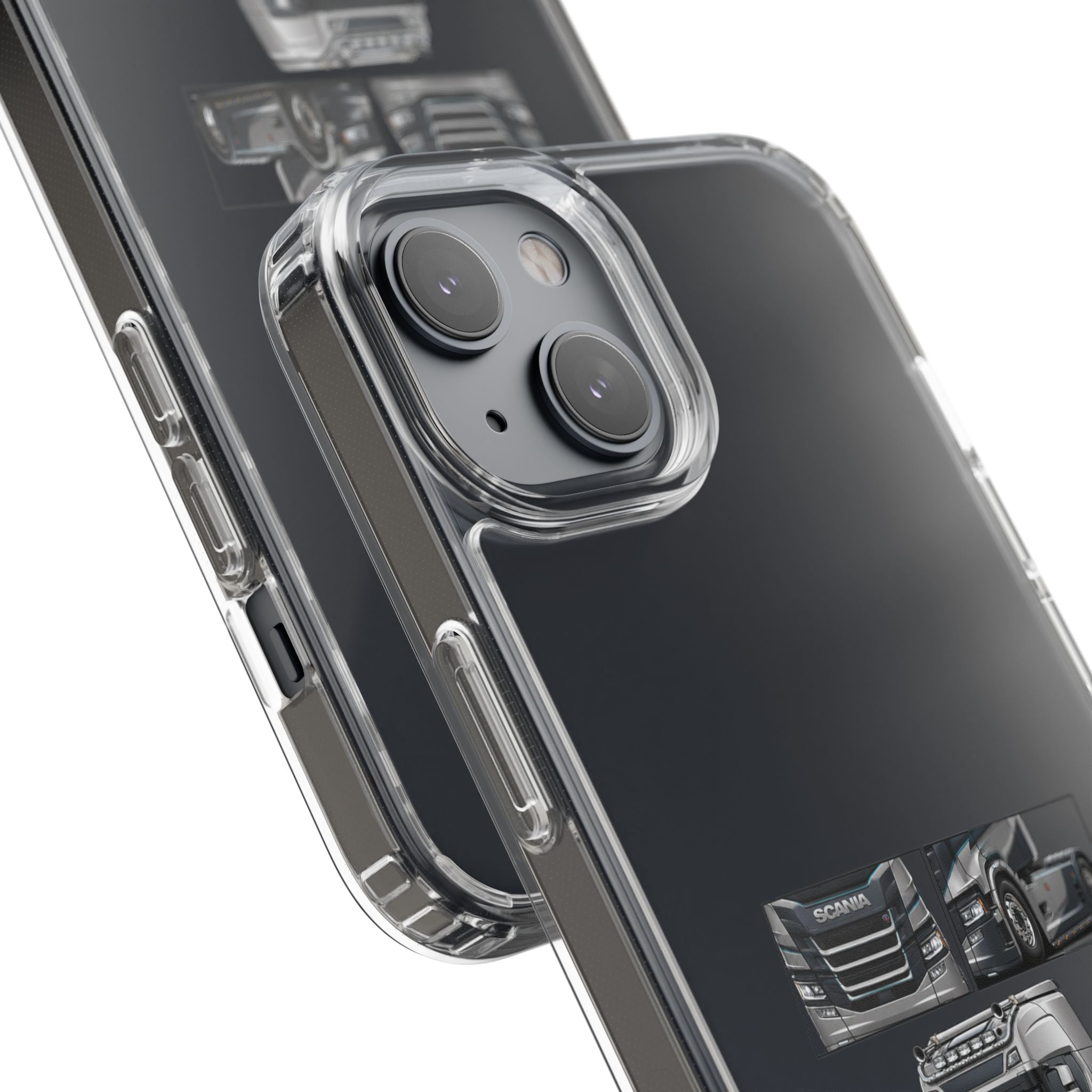 GREY SILVER SCANIA S-SERIES PHONE CASES