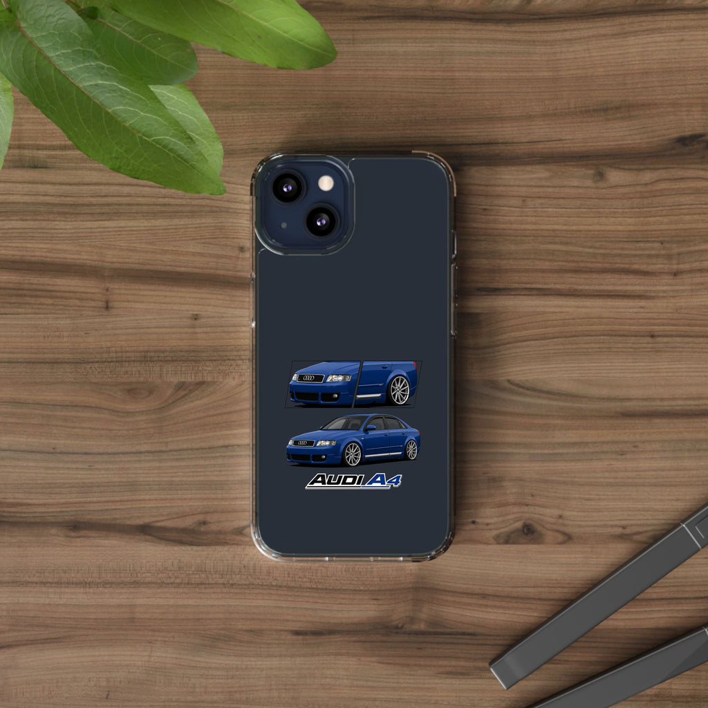 BLUE AUDI A4 B6 PHONE CASES