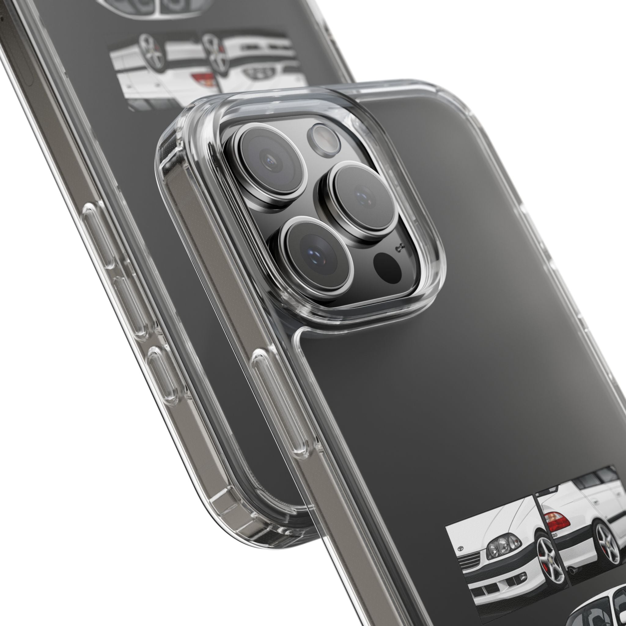 WHITE TOYOTA AVENSIS PHONE CASES