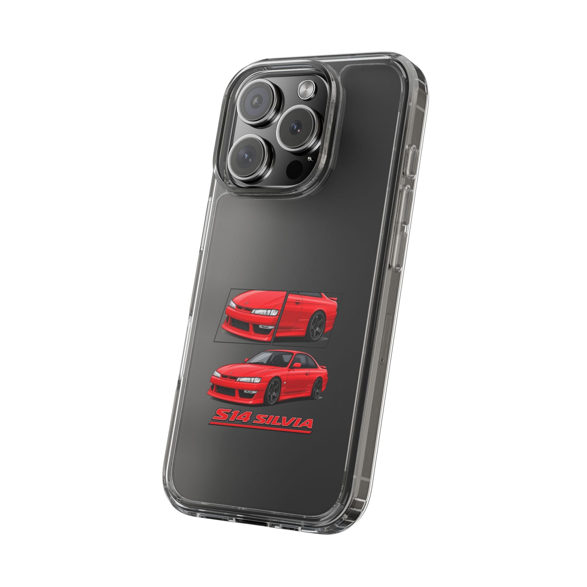 RED NISSAN S14 PHONE CASES