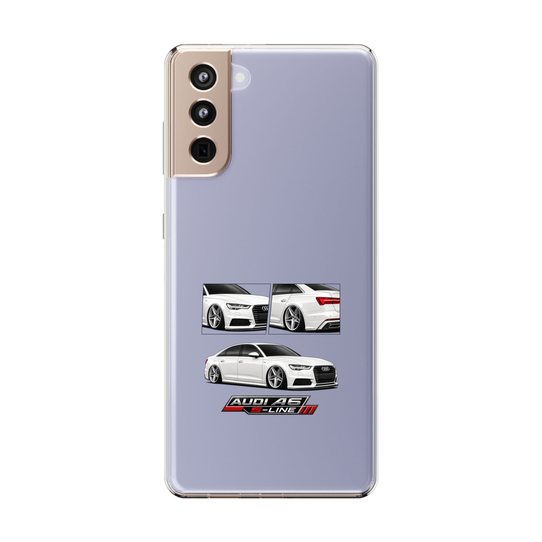 WHITE AUDI A6 PHONE CASES