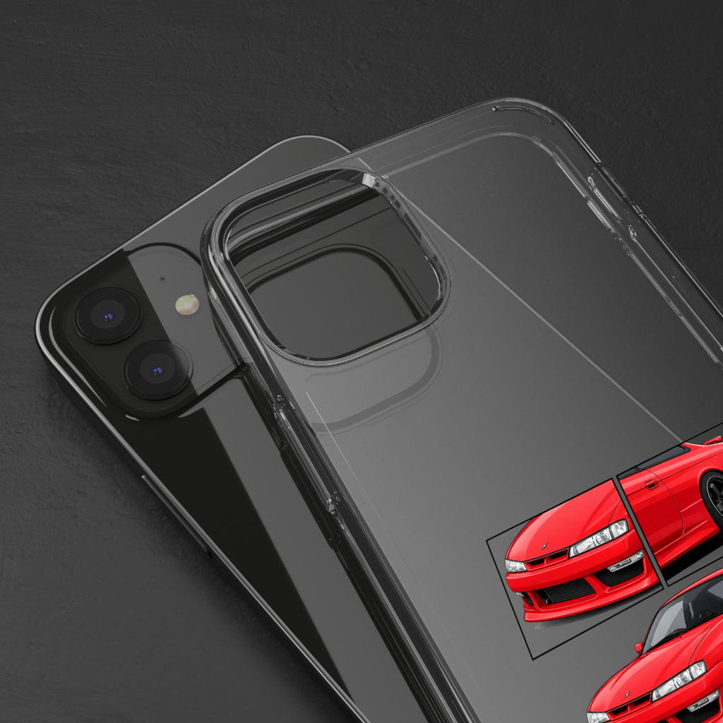 RED NISSAN S14 PHONE CASES