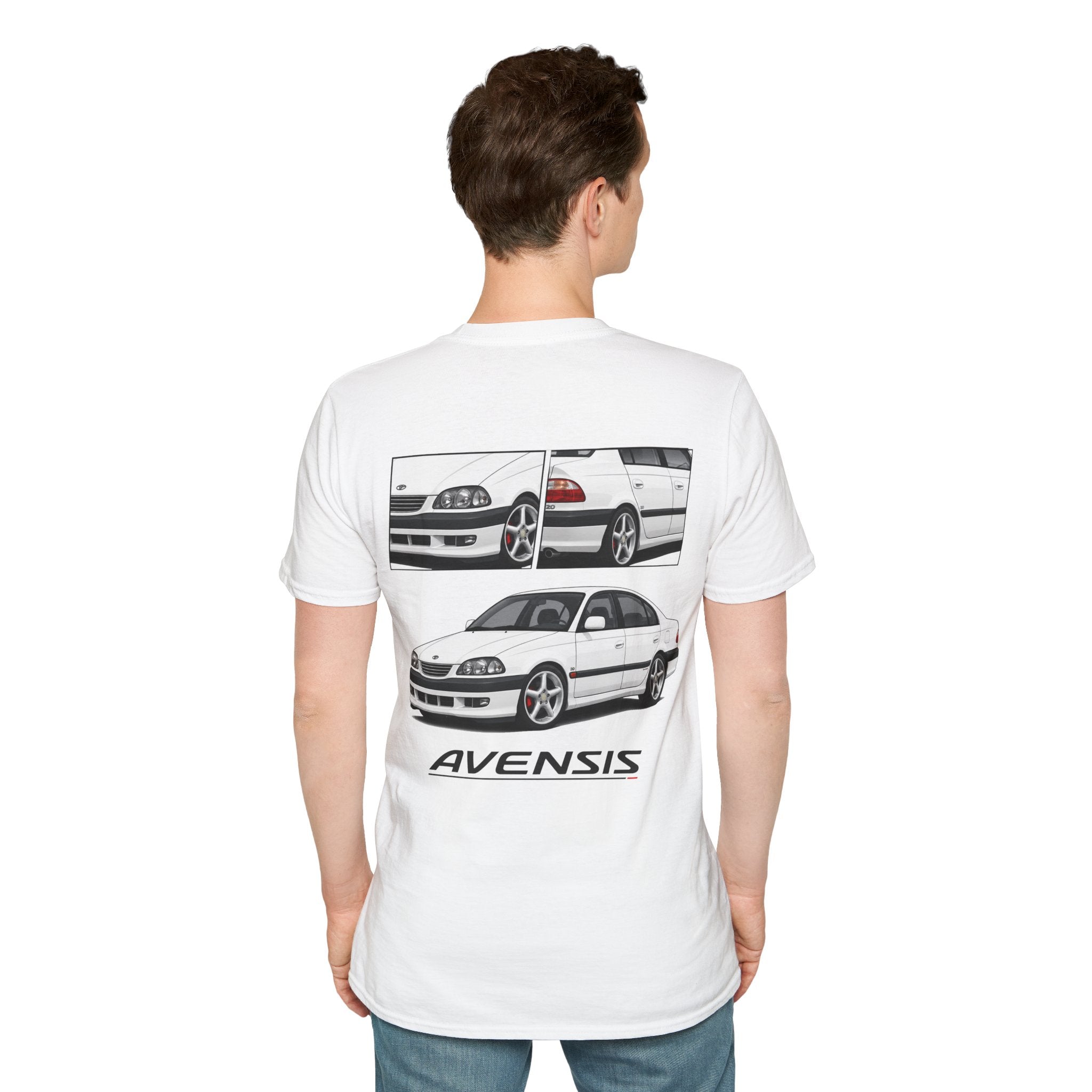 WHITE TOYOTA AVENSIS T-SHIRT