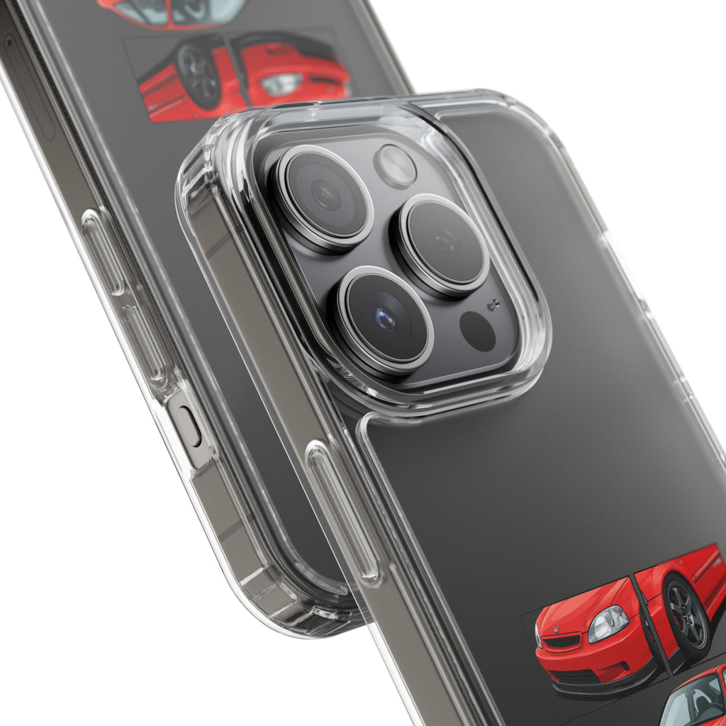 RED CIVIC EK COUPE PHONE CASES