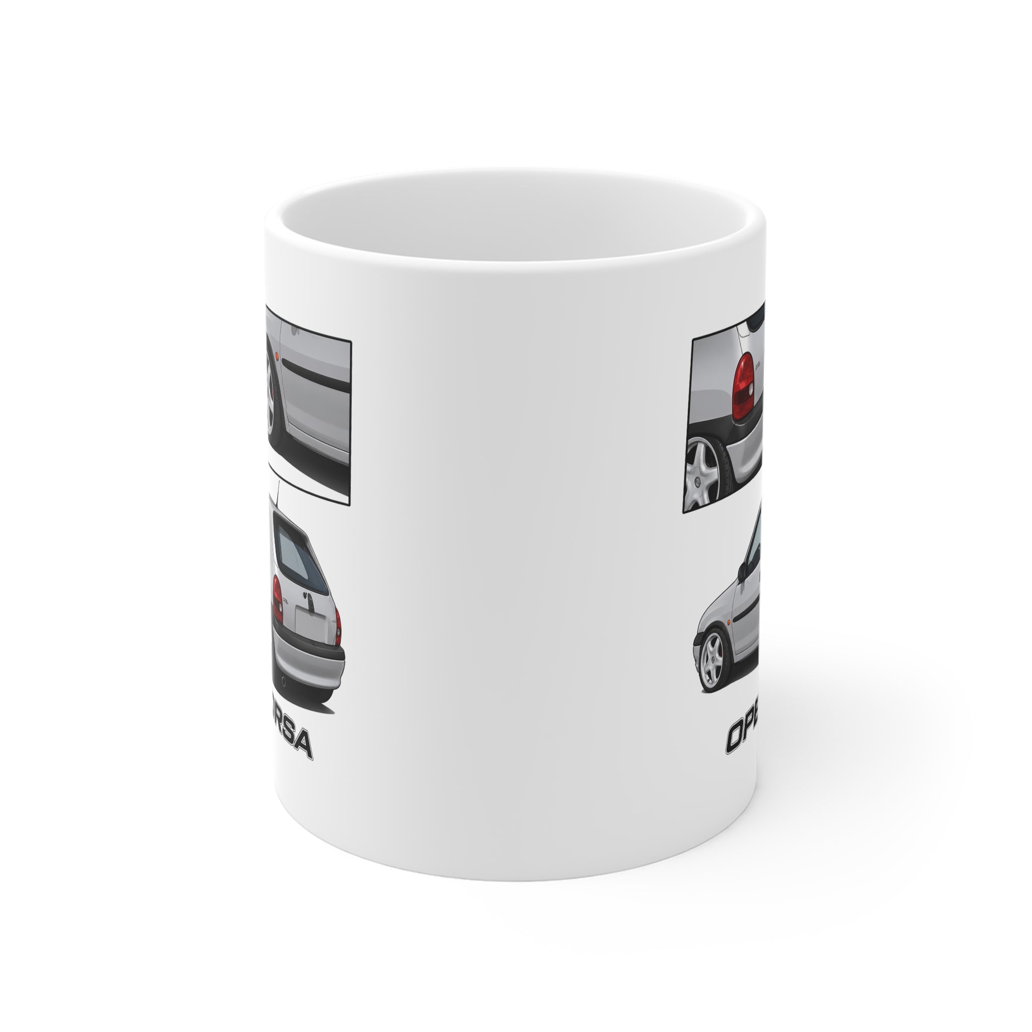 SILVER OPEL CORSA B MUG