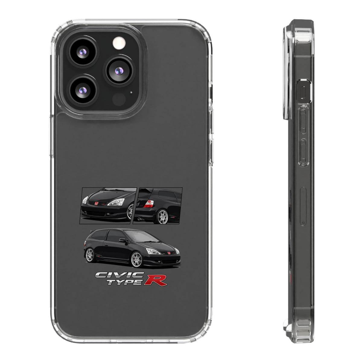 BLACK EP3 TYPE R PHONE CASES