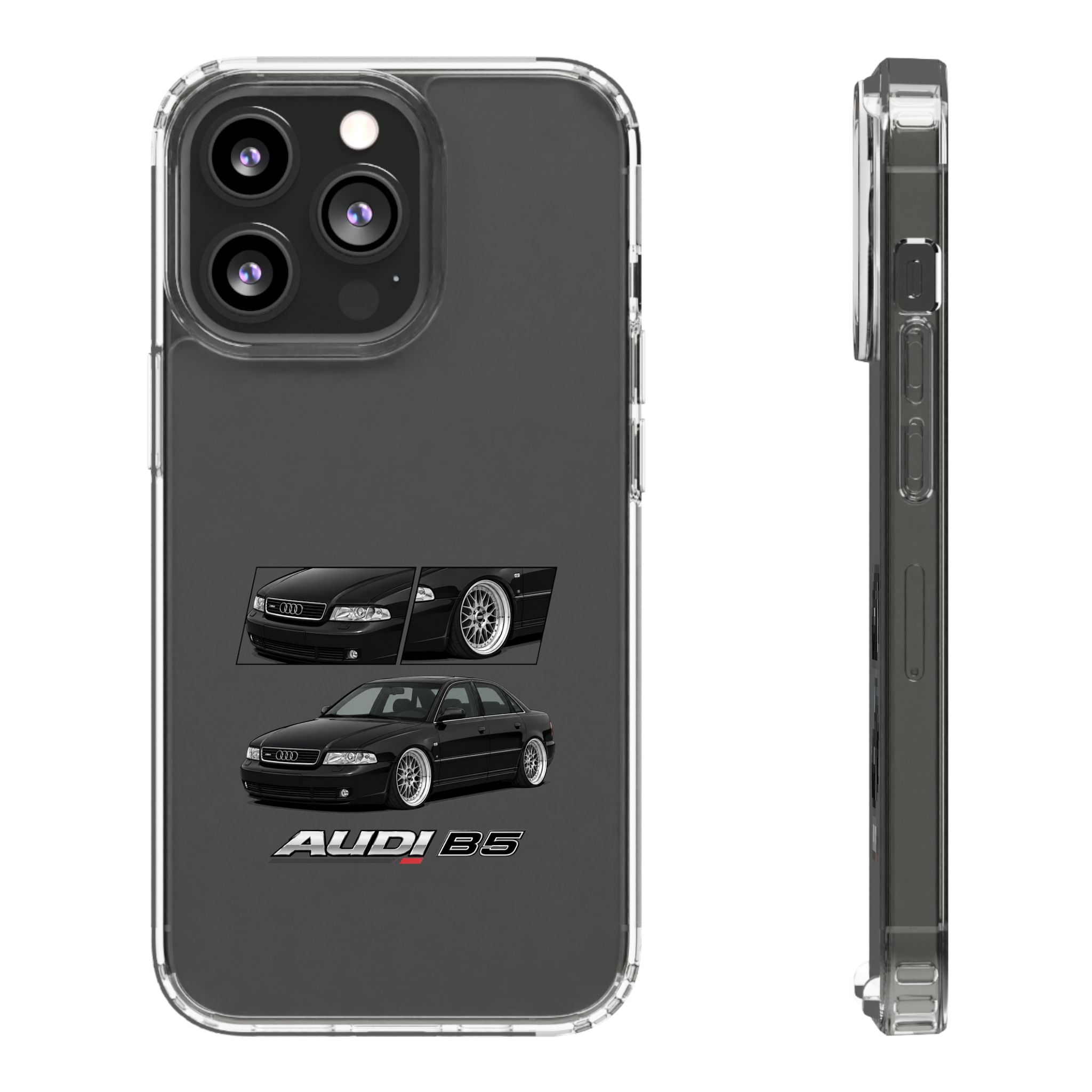 BLACK B5 AUDI A4 PHONE CASES