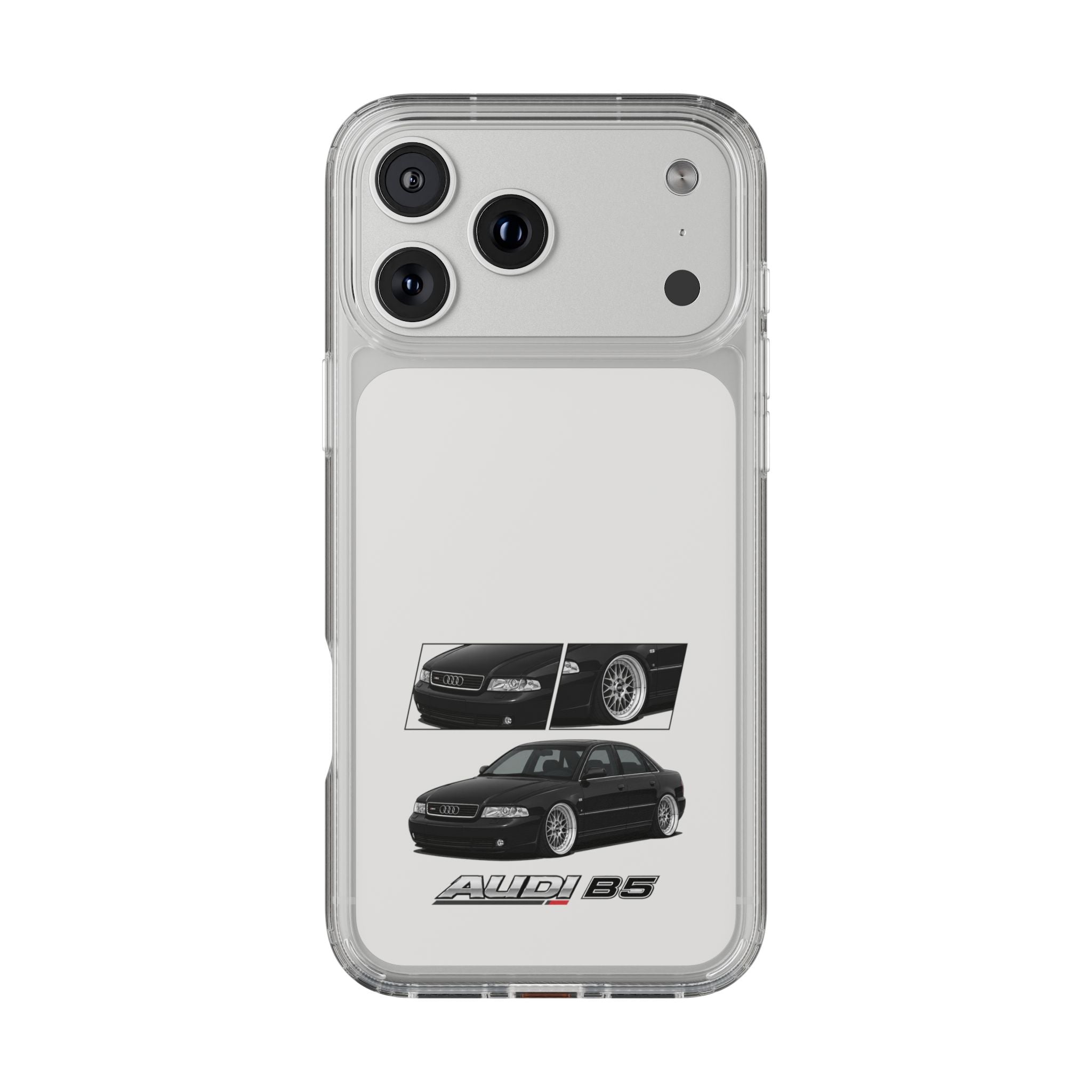 BLACK B5 AUDI A4 PHONE CASES
