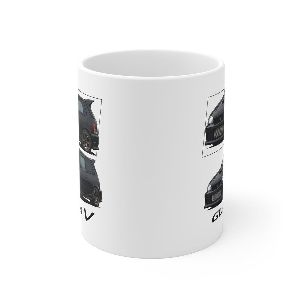 BLACK TOYOTA GLANZA MUG