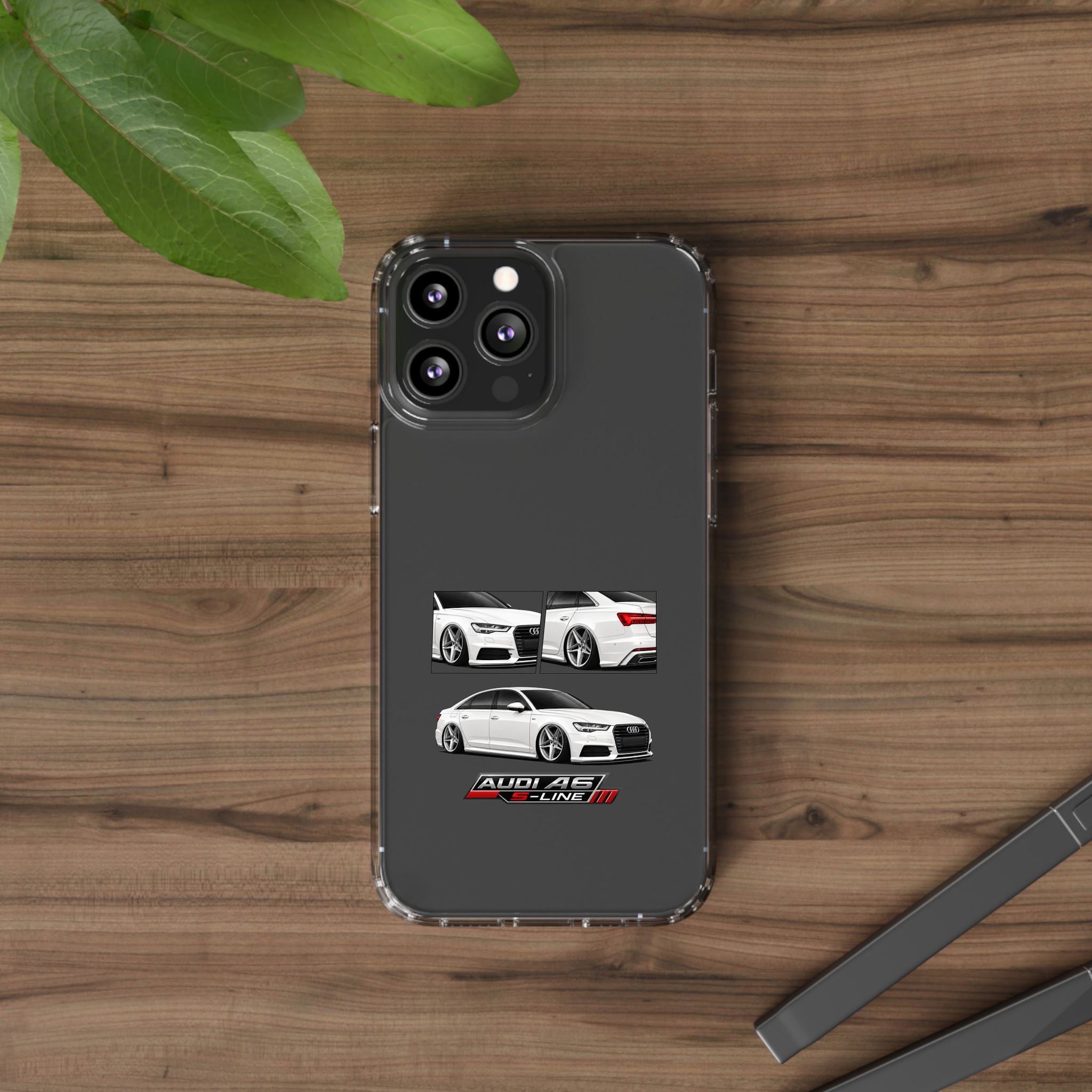 WHITE AUDI A6 PHONE CASES