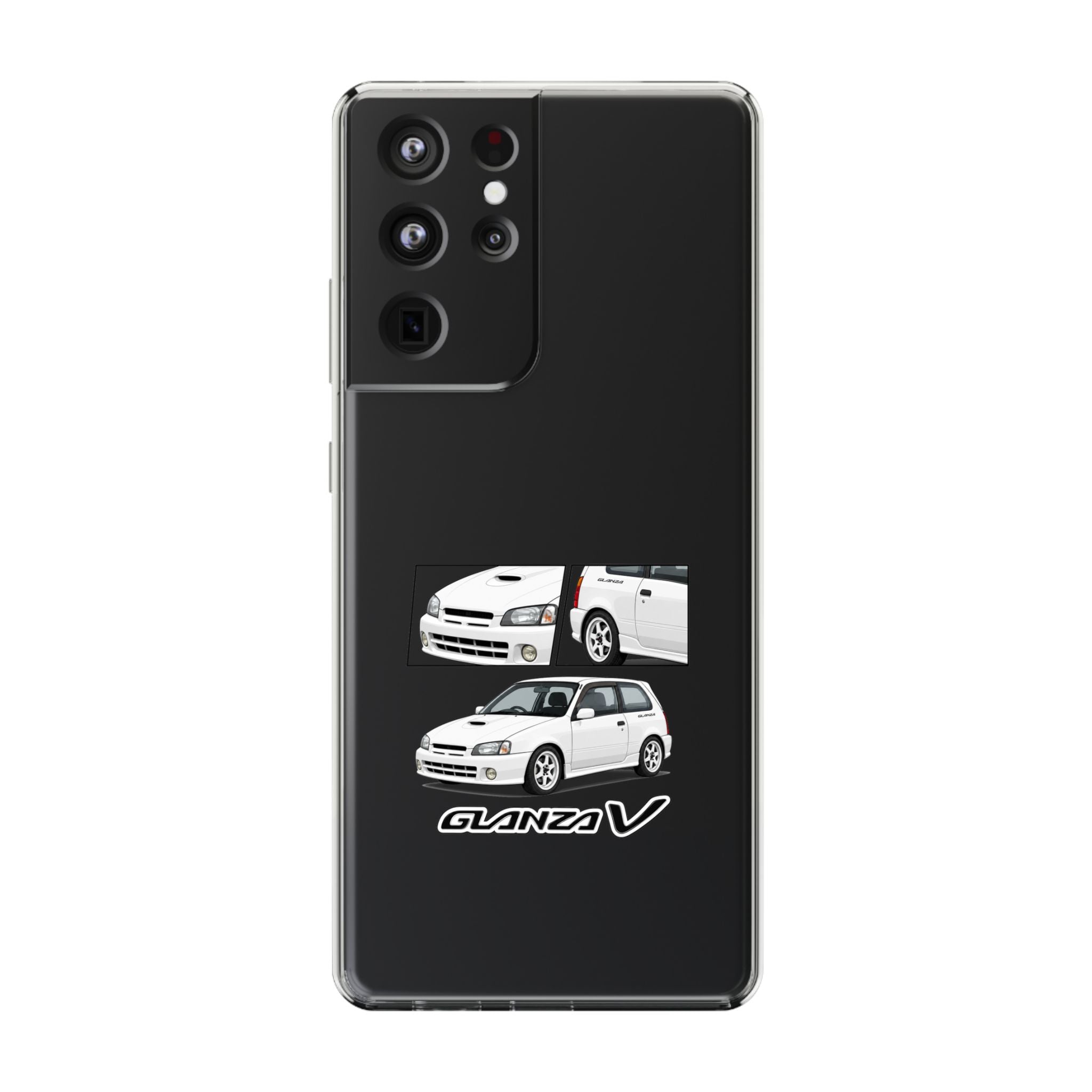 WHITE TOYOTA GLANZA PHONE CASES