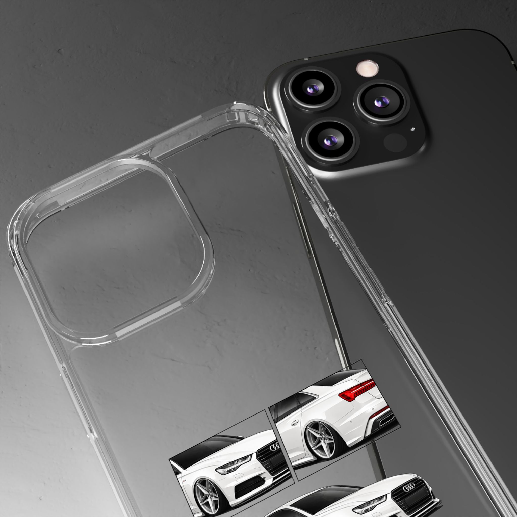 WHITE AUDI A6 PHONE CASES