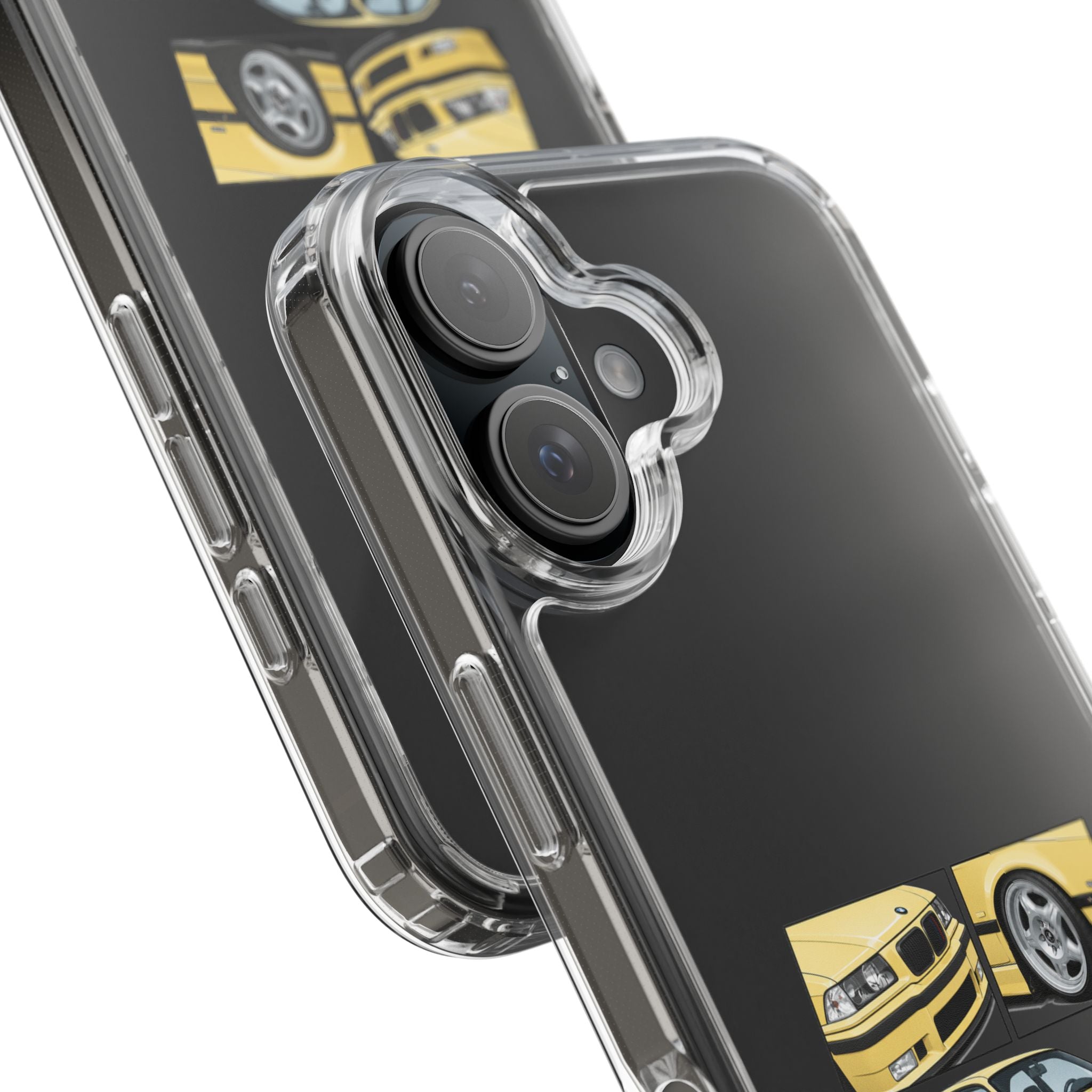 YELLOW BMW E36 PHONE CASE