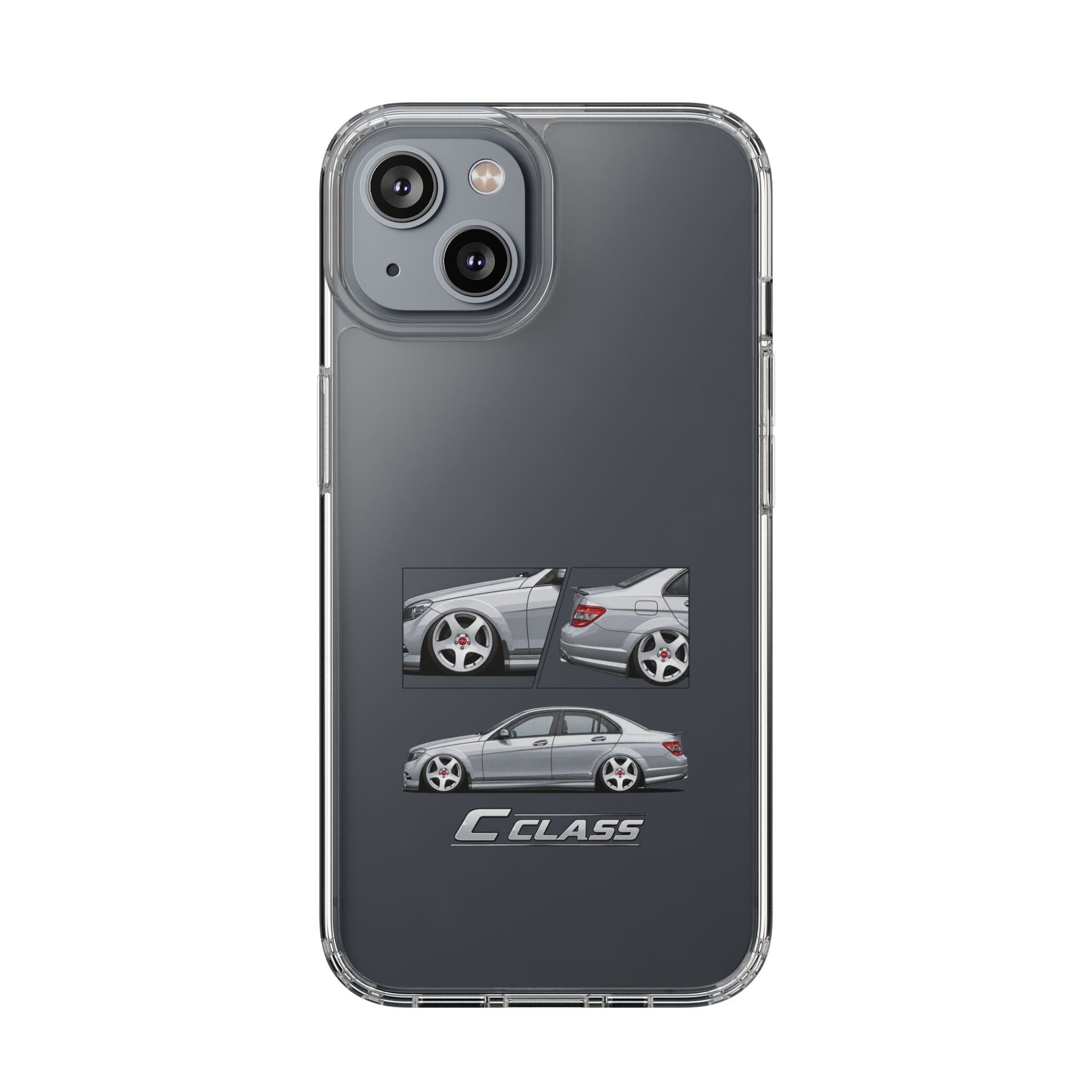 SILVER MERC C-CLASS PHONE CASES