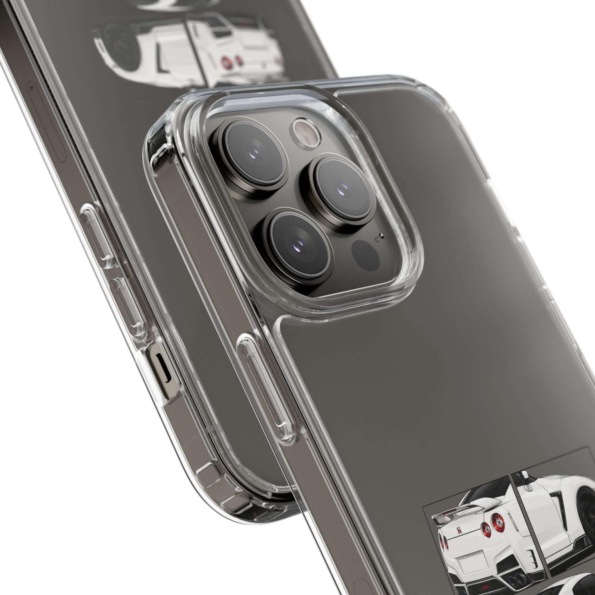 WHITE NISSAN GTR PHONE CASES