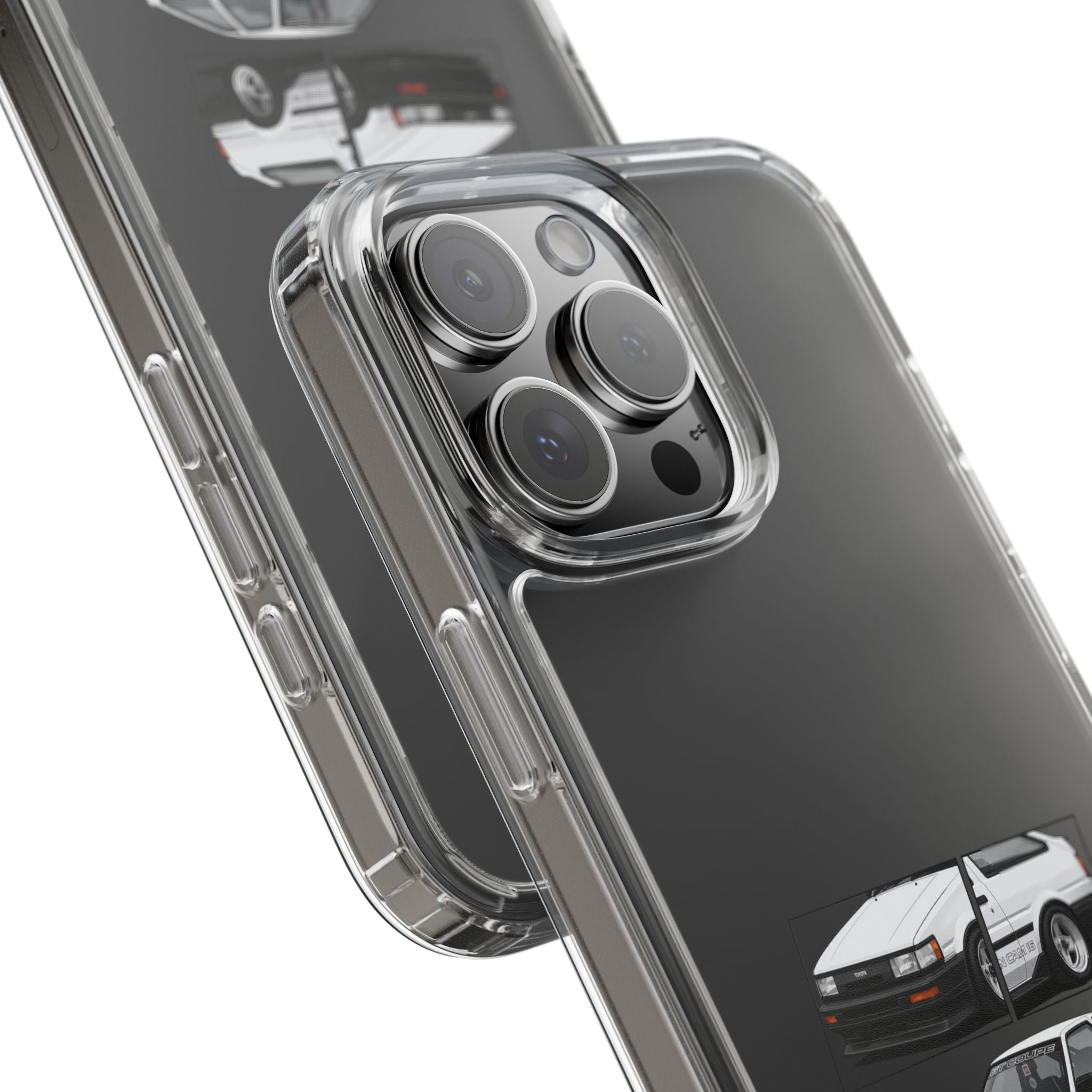 WHITE AE86 TWINCAM PHONE CASES