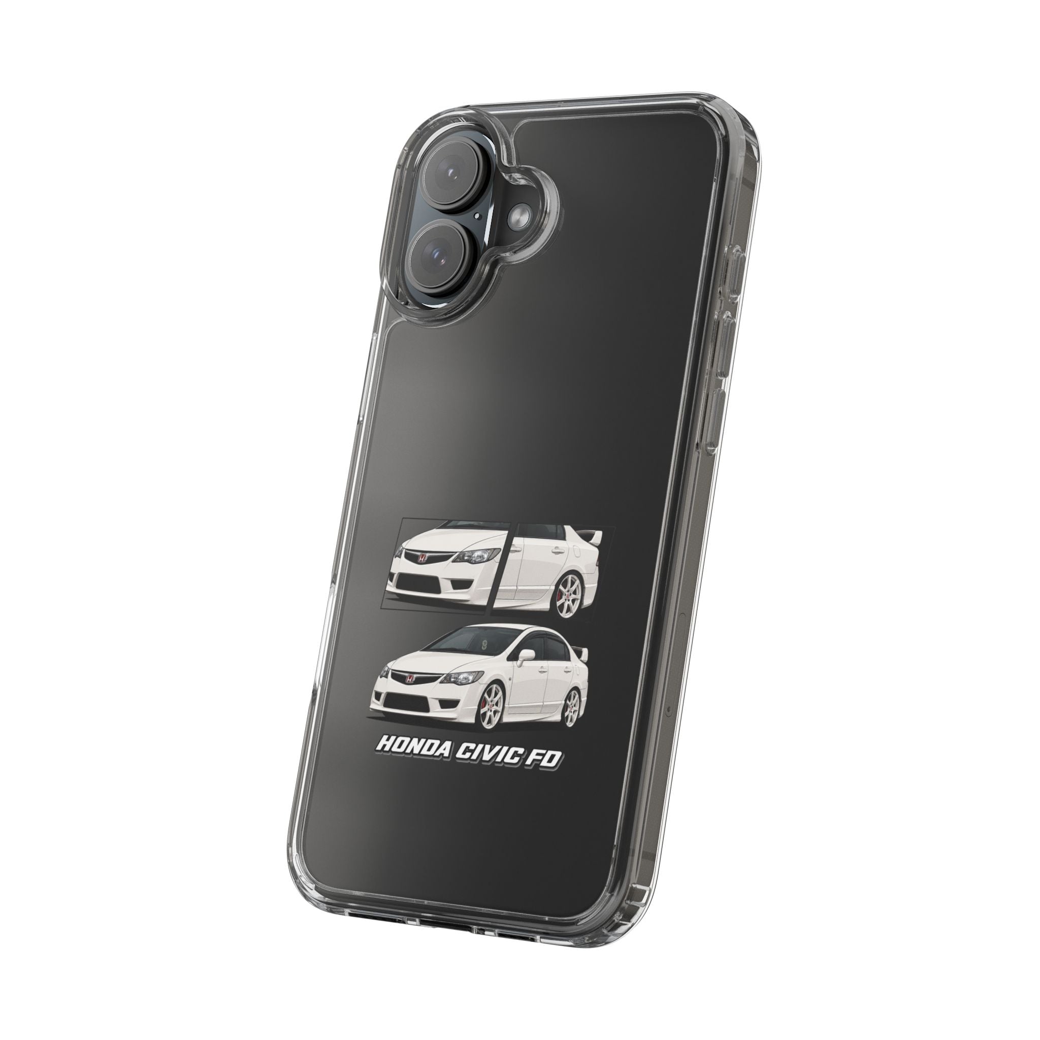 WHITE CIVIC FD PHONE CASES
