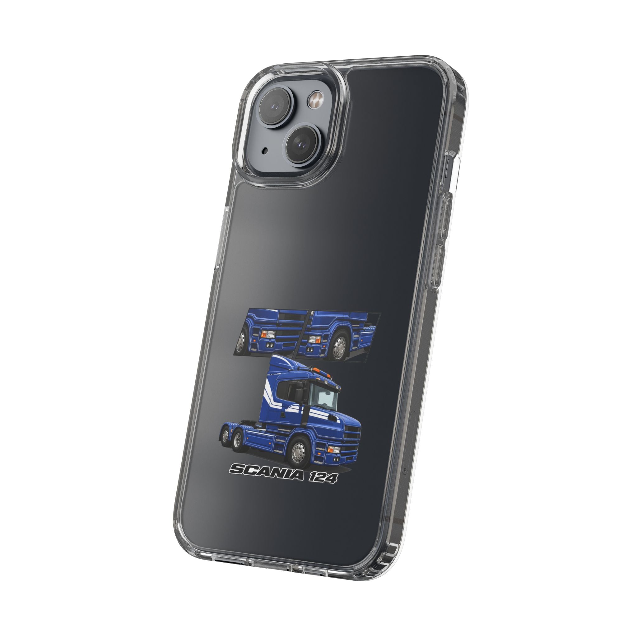 BLUE SCANIA 124 PHONE CASES