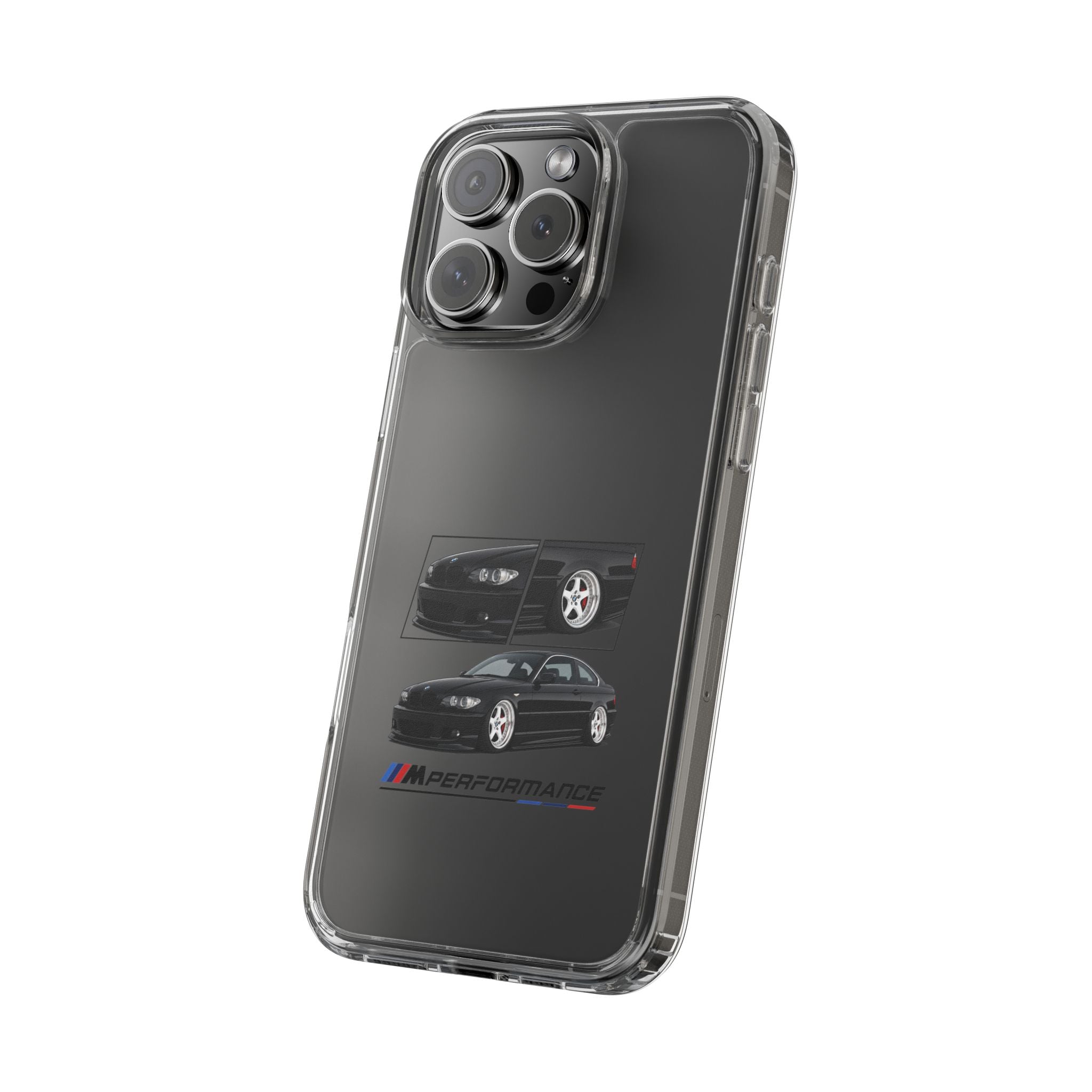 BLACK BMW E46 PHONED CASES