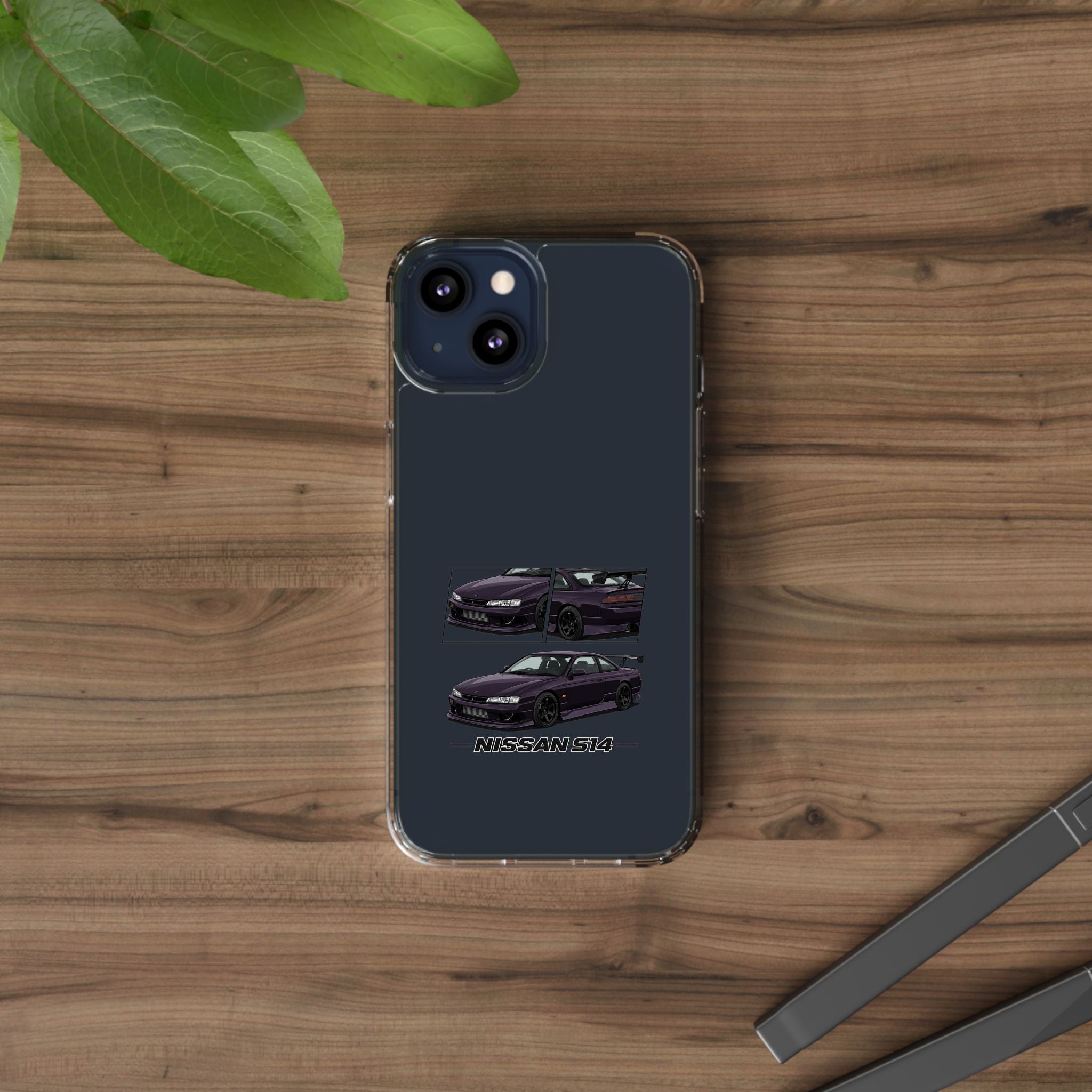 PURPLE NISSAN S14 PHONE CASES