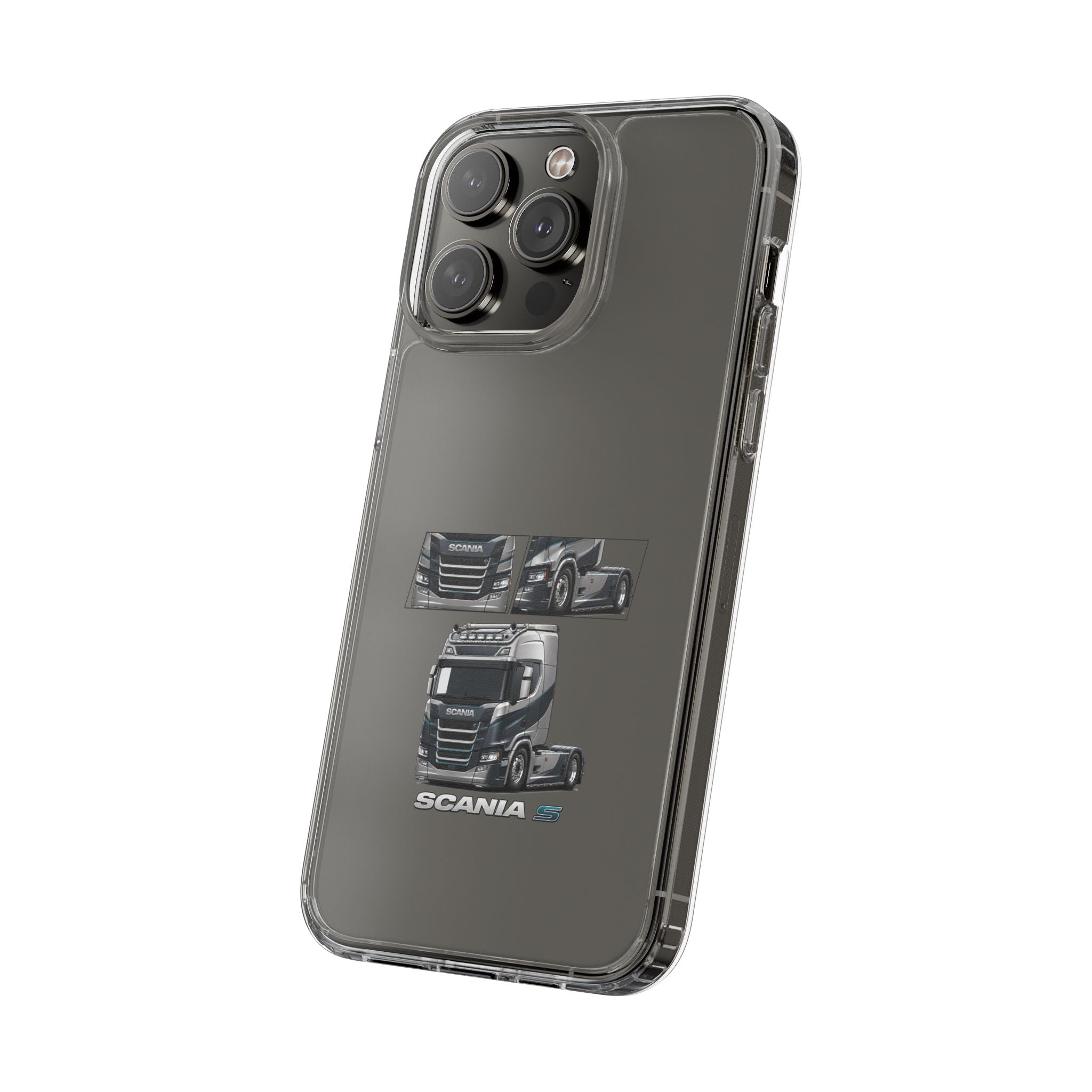 GREY SILVER SCANIA S-SERIES PHONE CASES