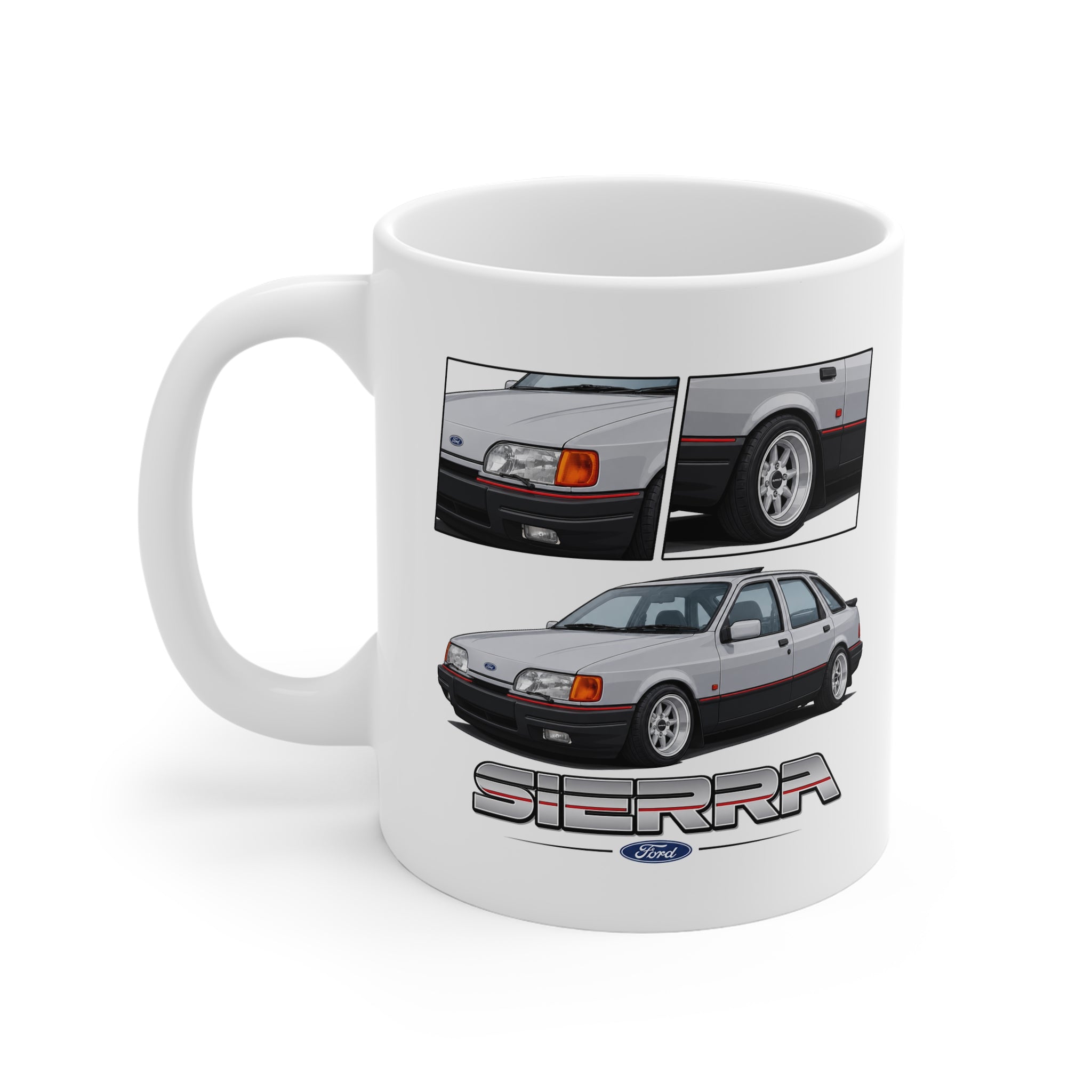 SILVER SIERRA HATCH MUG