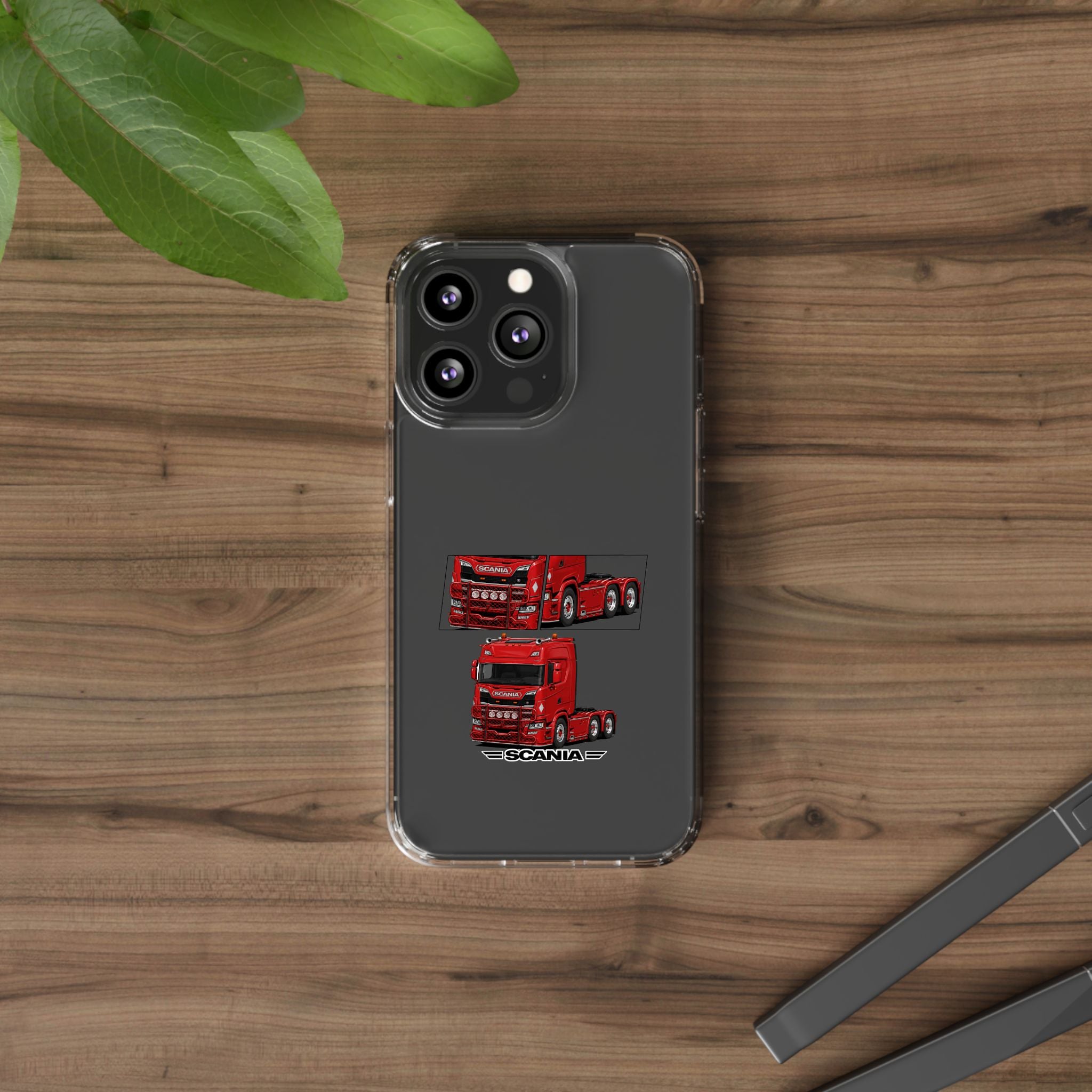 RED SCANIA S-SERIES PHONE CASES