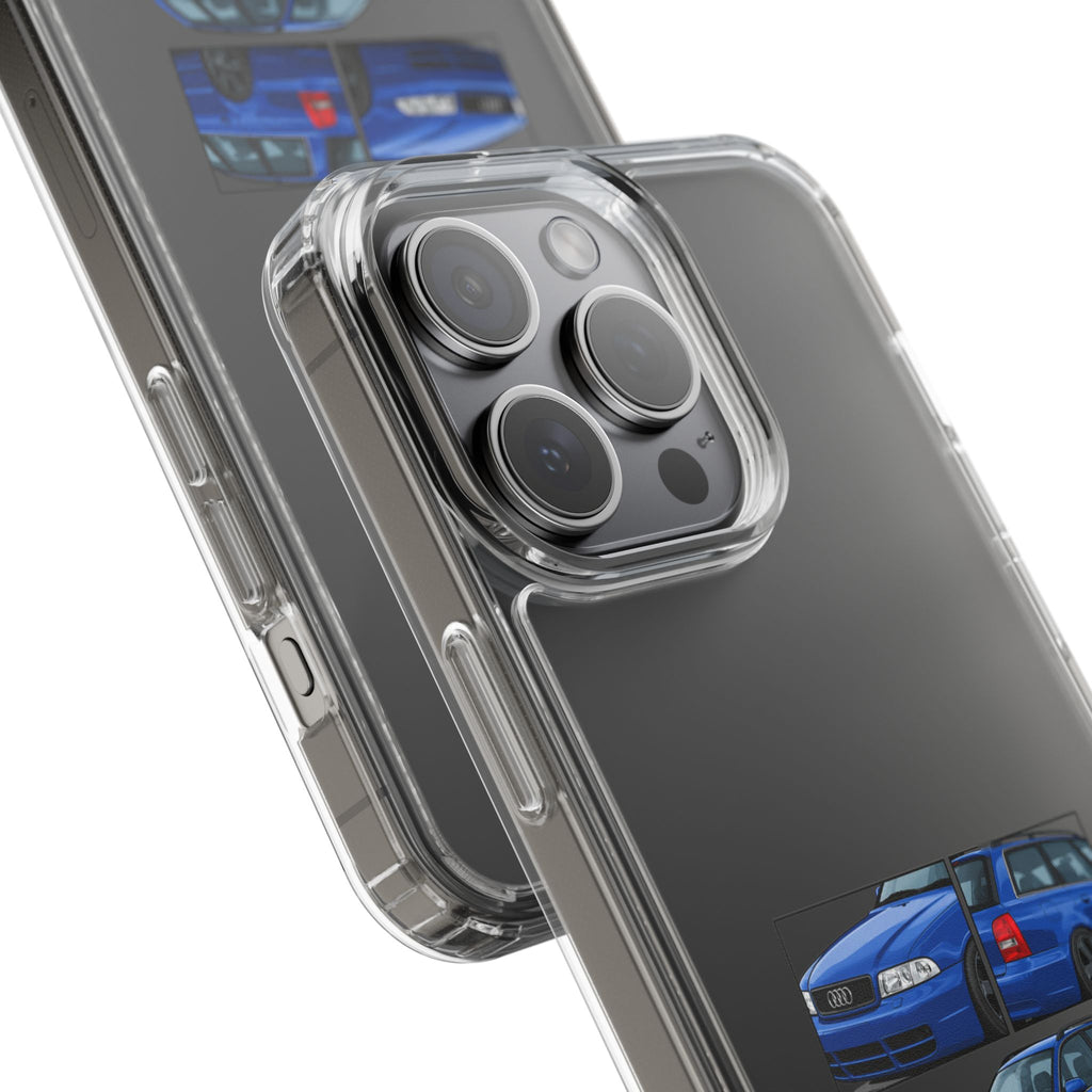 BLUE AUDI A4 B5 AVANT PHONE CASE