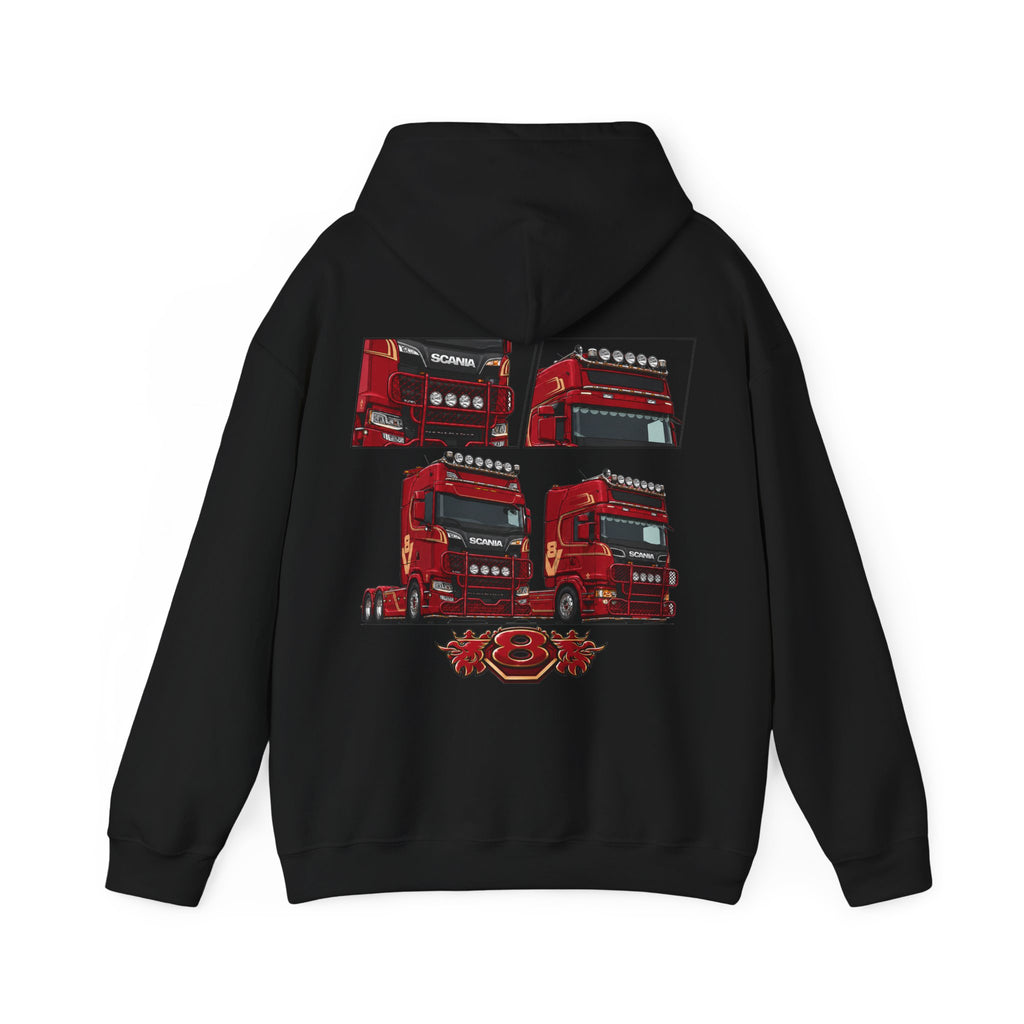 2 RED SCANIA S-SERIES JUMPER