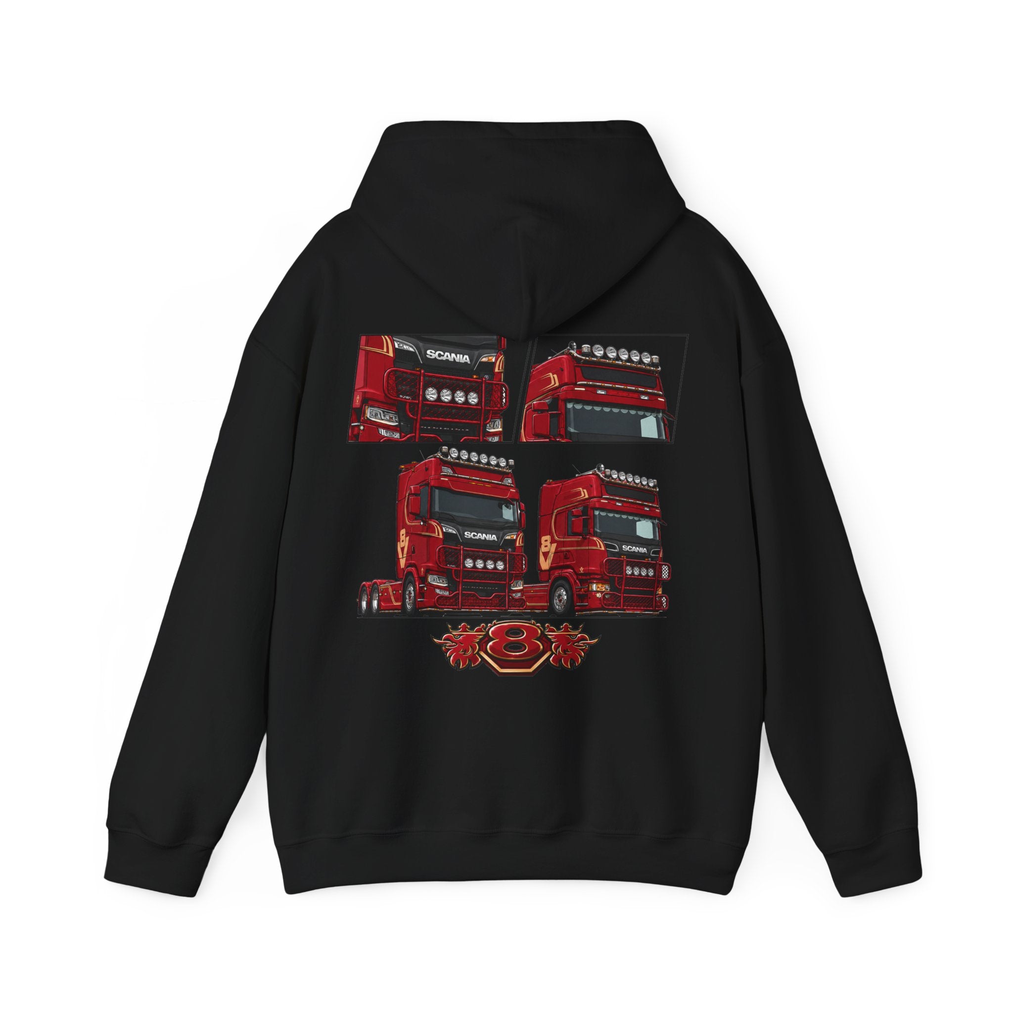 2 RED SCANIA S-SERIES JUMPER