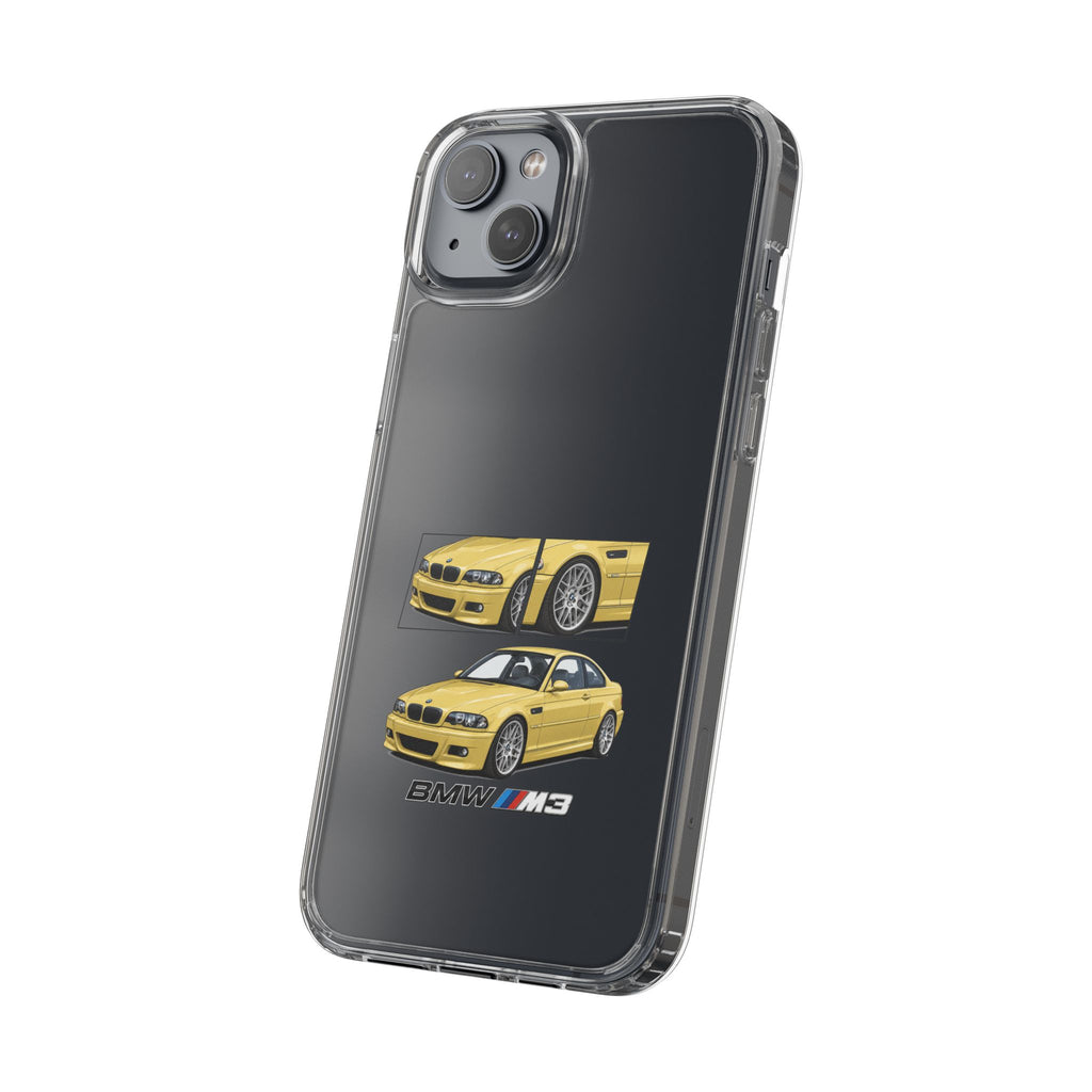 YELLOW BMW E46 PHONE CASES